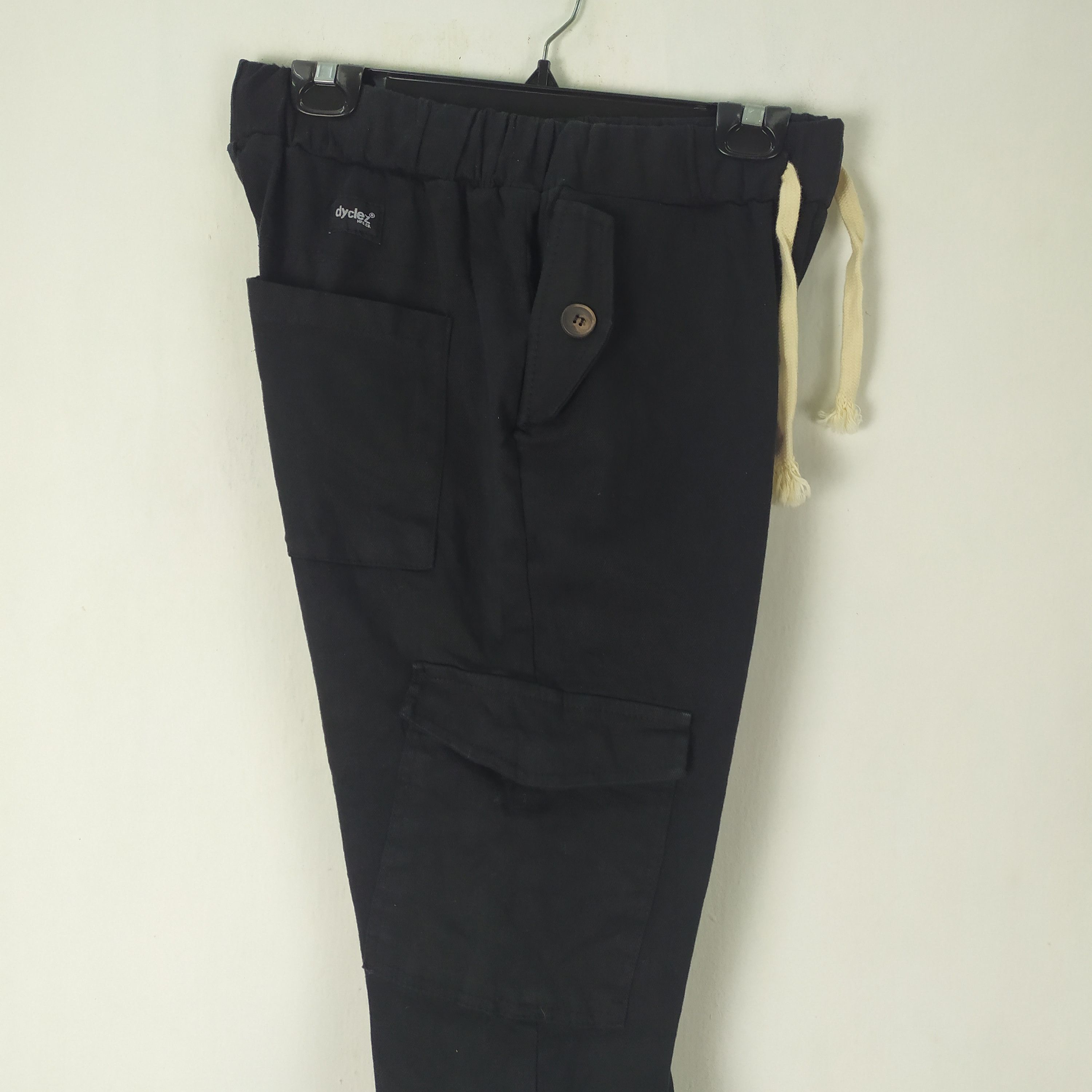 Japanese Brand VINTAGE DYCLEZ BLACK CARGO EASY PANTS Size US 29 - 13 Thumbnail