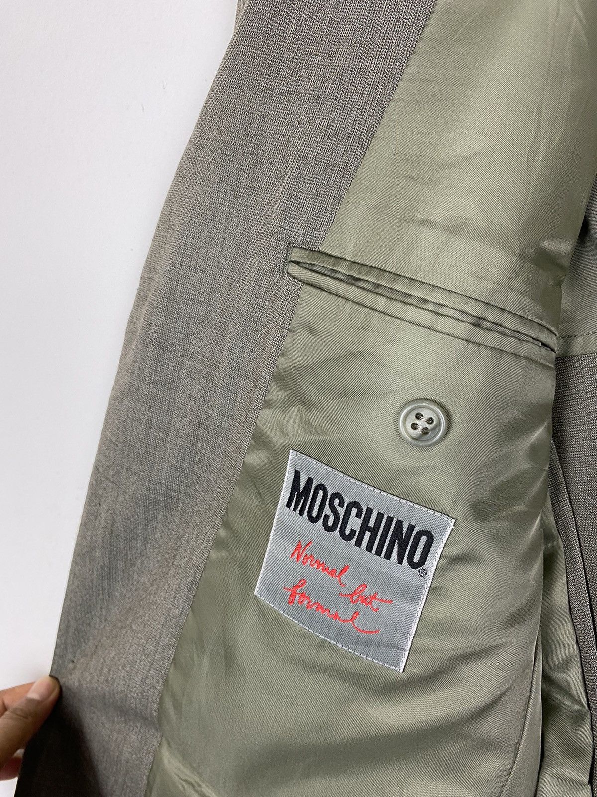 Moschino × Other Normal Cut Formal Blazer by Moschino- Medium Size Size US M / EU 48-50 / 2 - 7 Thumbnail