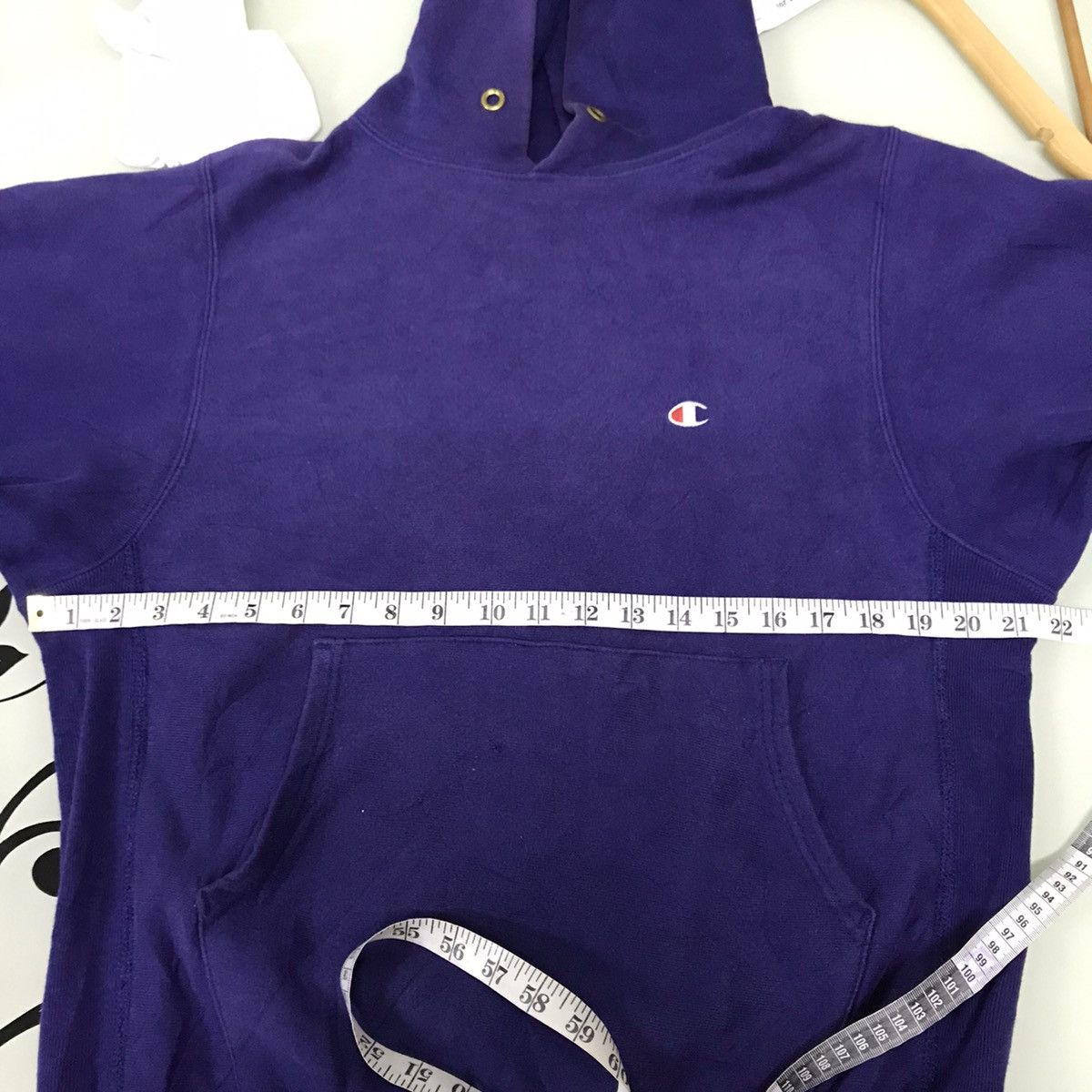 Champion Vintage 90s Champion Faded Purple Reverse Weave Sweatshirt Size US M / EU 48-50 / 2 - 10 Thumbnail