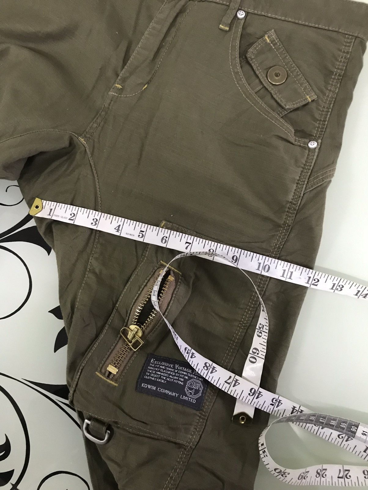 Edwin Rare❗️Edwin Bondage Seditionaries Multipocket Cargo pants Size US 33 - 19 Thumbnail