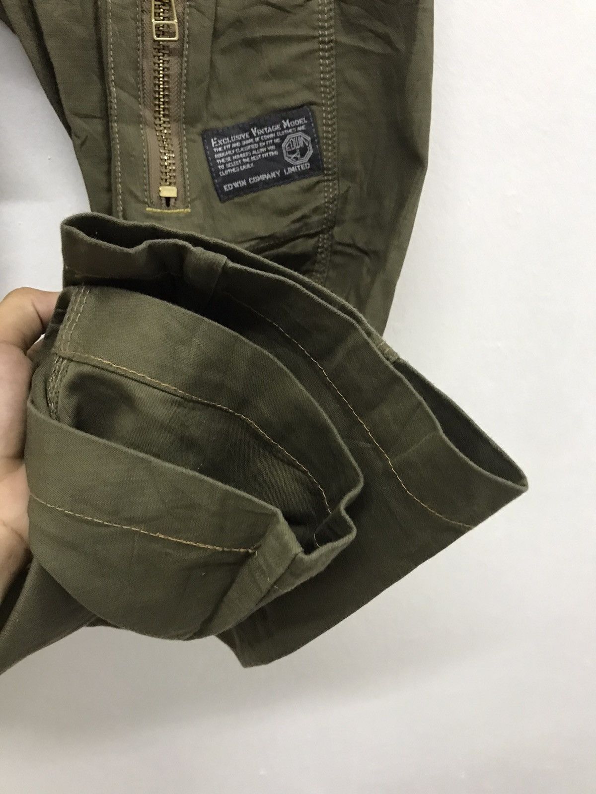 Edwin Rare❗️Edwin Bondage Seditionaries Multipocket Cargo pants Size US 33 - 8 Thumbnail