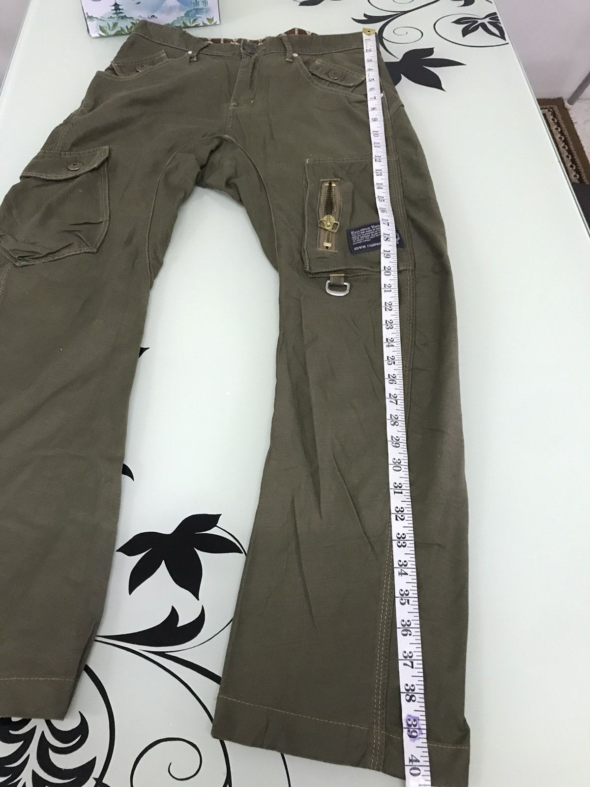 Edwin Rare❗️Edwin Bondage Seditionaries Multipocket Cargo pants Size US 33 - 23 Thumbnail