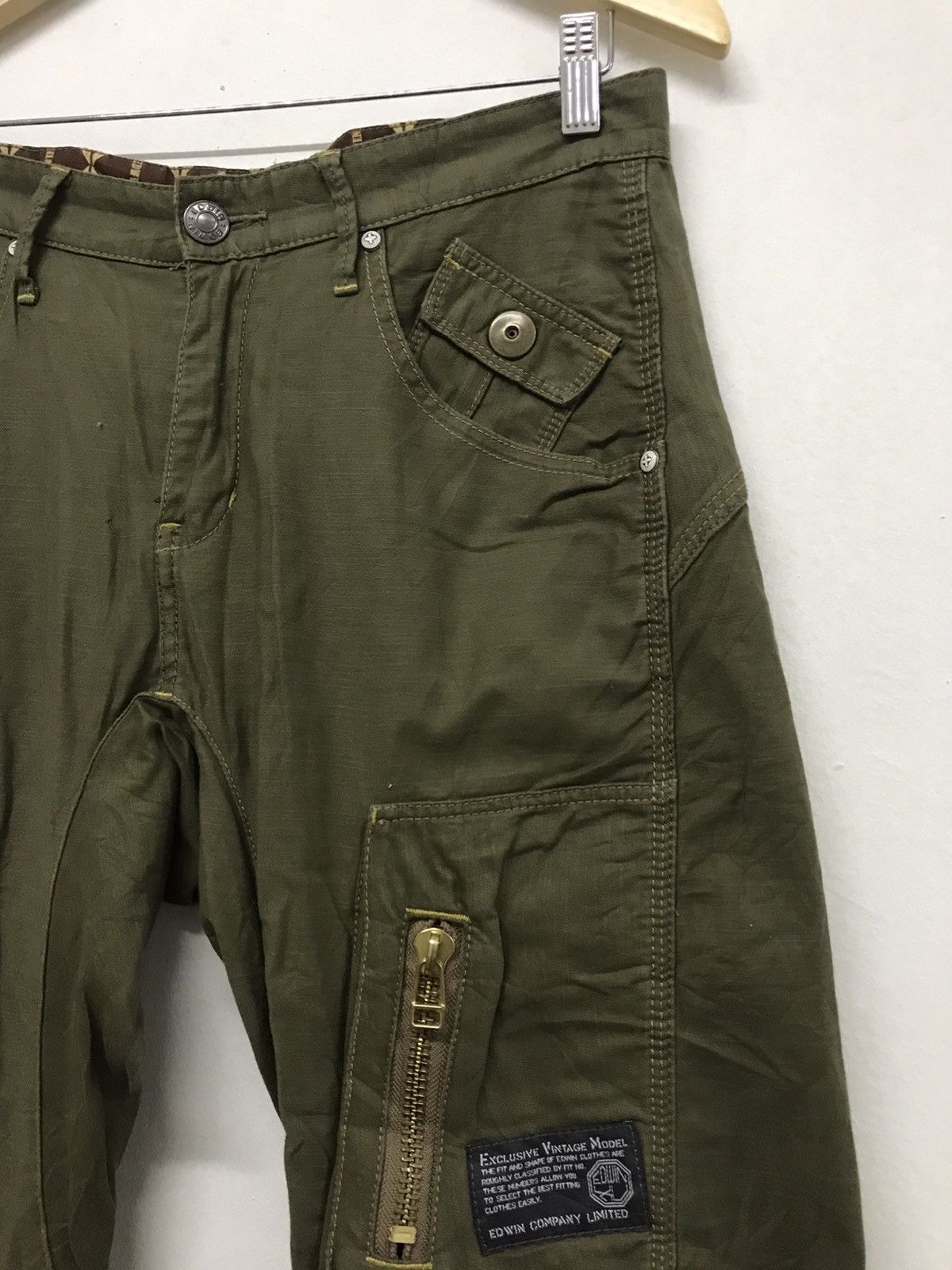 Edwin Rare❗️Edwin Bondage Seditionaries Multipocket Cargo pants Size US 33 - 4 Thumbnail