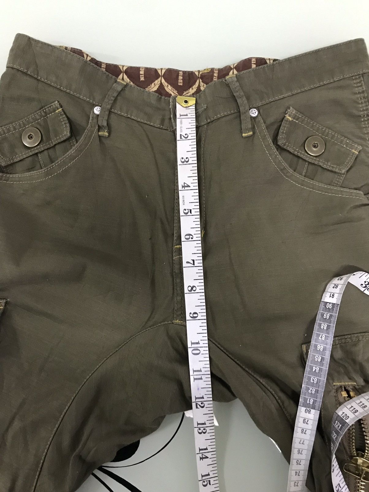 Edwin Rare❗️Edwin Bondage Seditionaries Multipocket Cargo pants Size US 33 - 18 Thumbnail