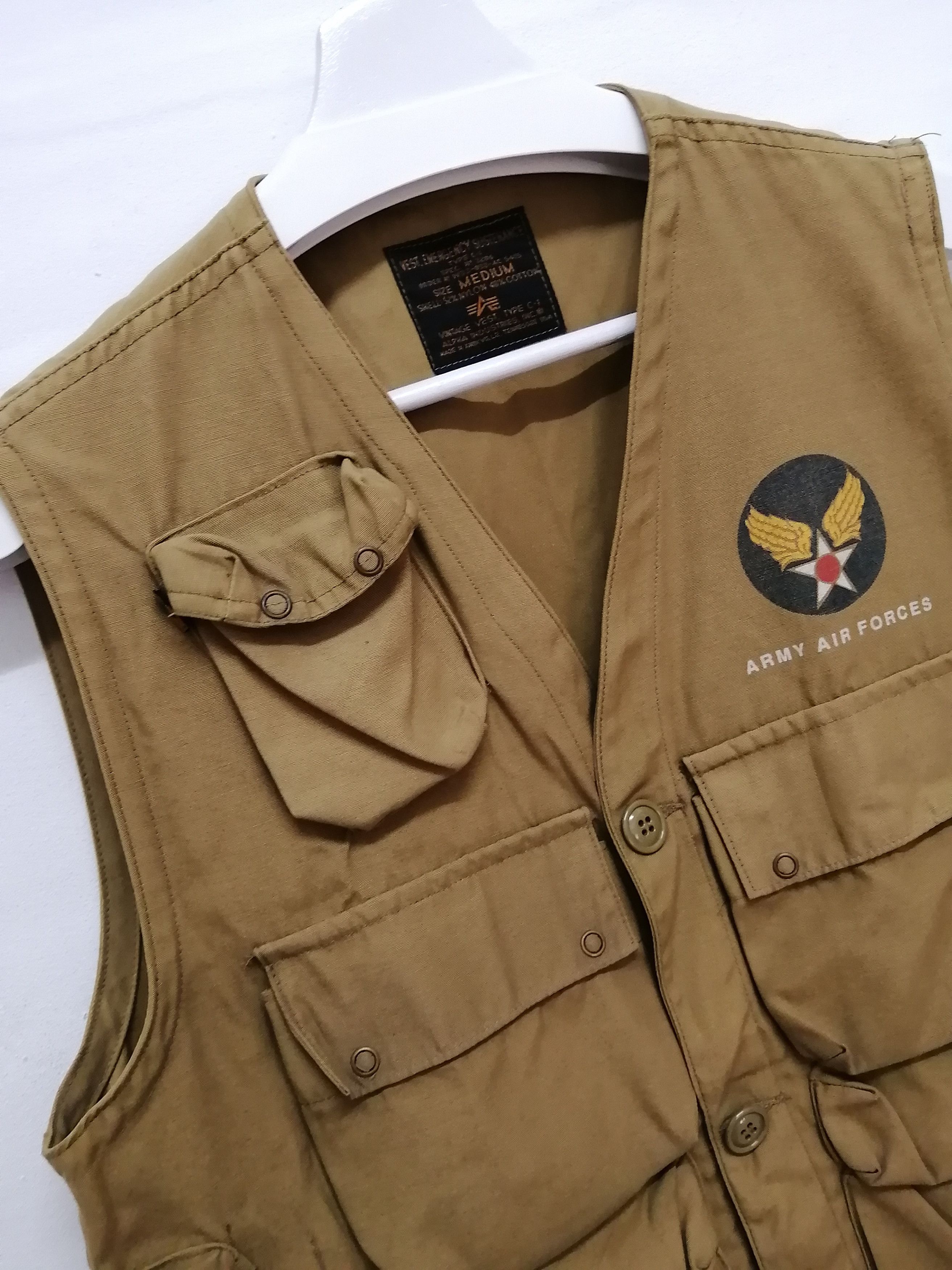 Vintage Air Force Vintage Many Pocket Tactical Vest Size US M / EU 48-50 / 2 - 5 Thumbnail