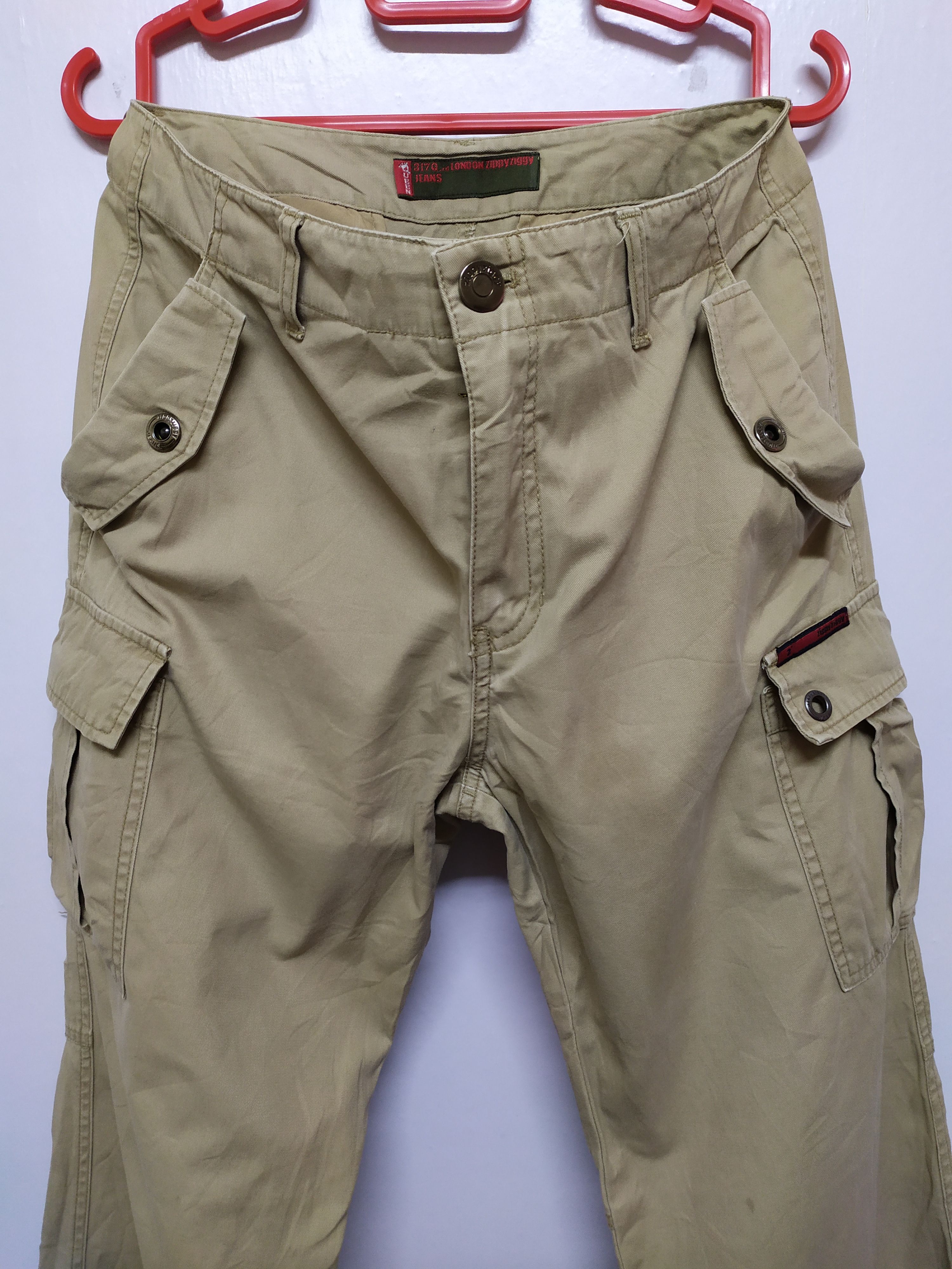 Japanese Brand ZIPPY ZIGGY CARGO PANTS MULTIPOCKET TACTICAL Size US 32 / EU 48 - 5 Thumbnail