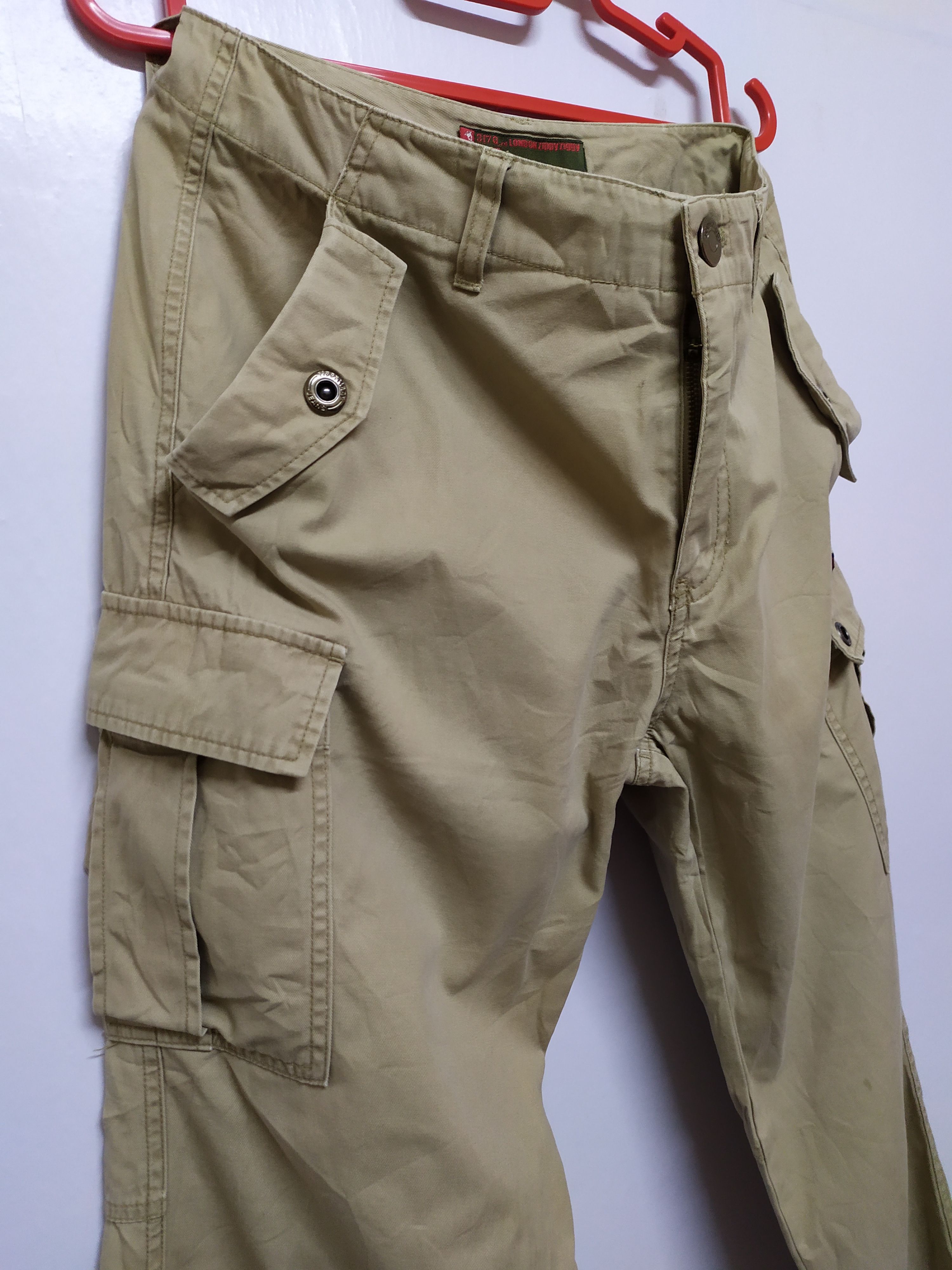 Japanese Brand ZIPPY ZIGGY CARGO PANTS MULTIPOCKET TACTICAL Size US 32 / EU 48 - 2 Thumbnail