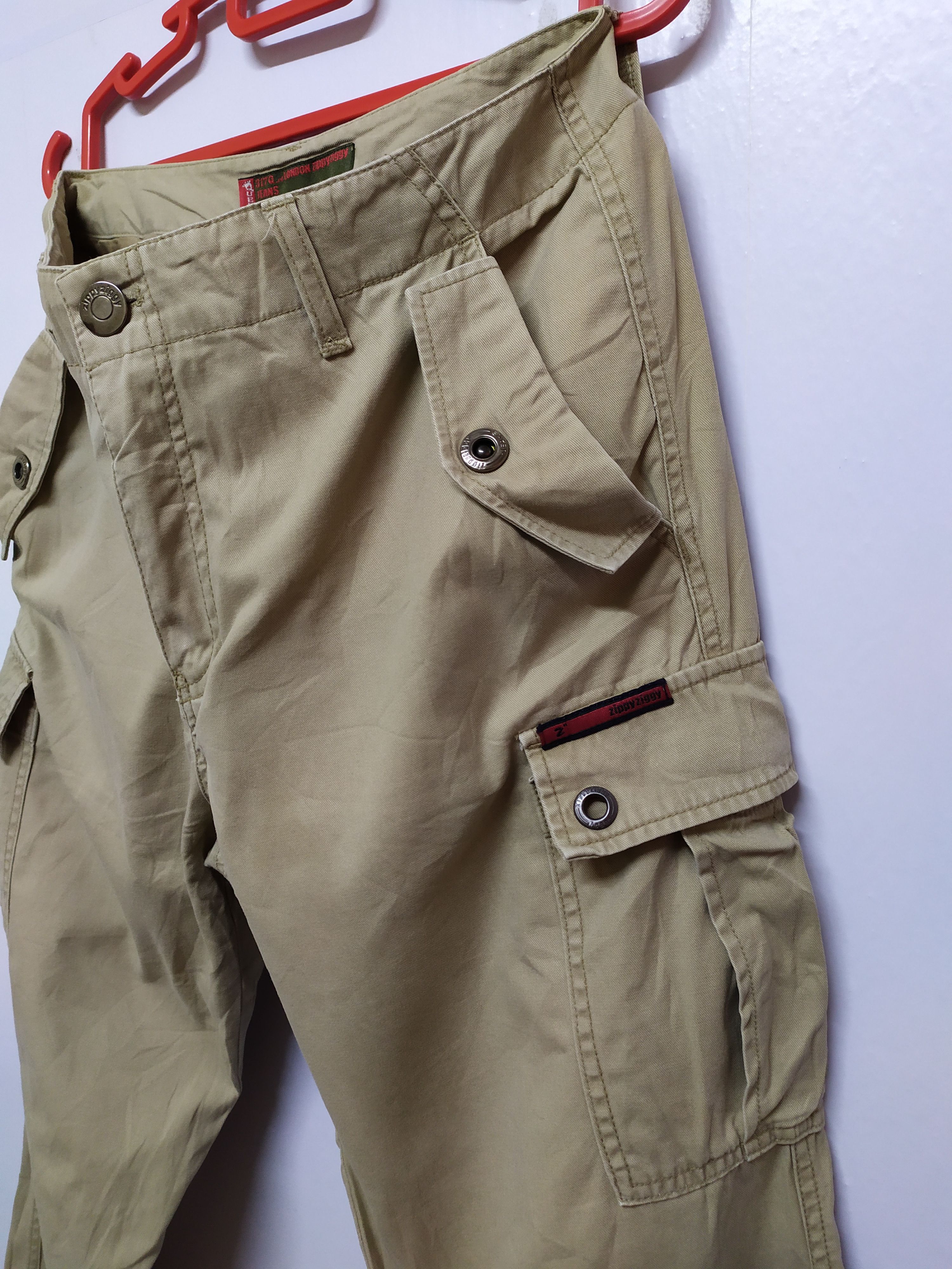 Japanese Brand ZIPPY ZIGGY CARGO PANTS MULTIPOCKET TACTICAL Size US 32 / EU 48 - 3 Thumbnail