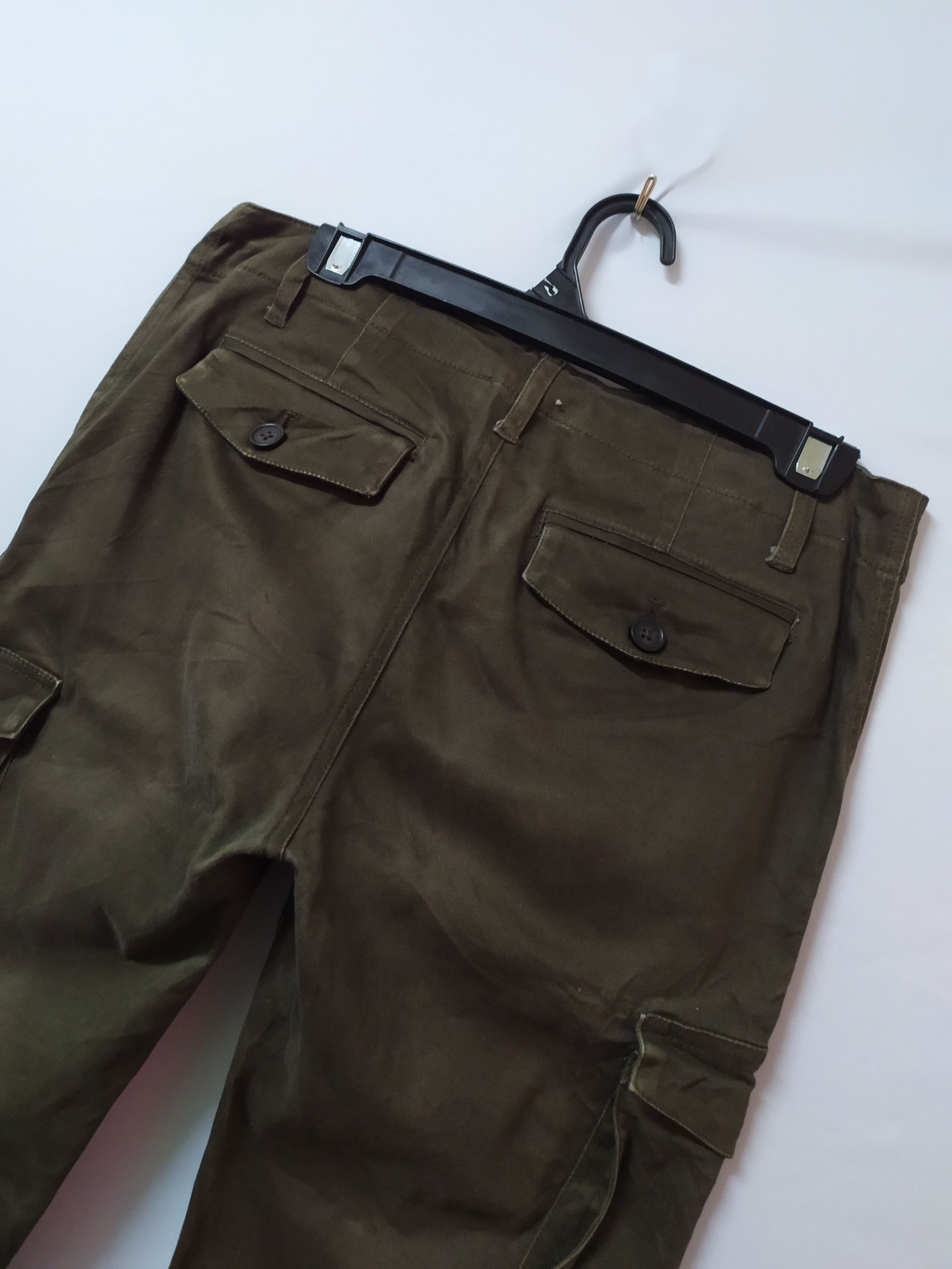 Japanese Brand × Vintage MUSHMUSH FADED BROWN CARGO PANTS Size US 32 / EU 48 - 10 Thumbnail