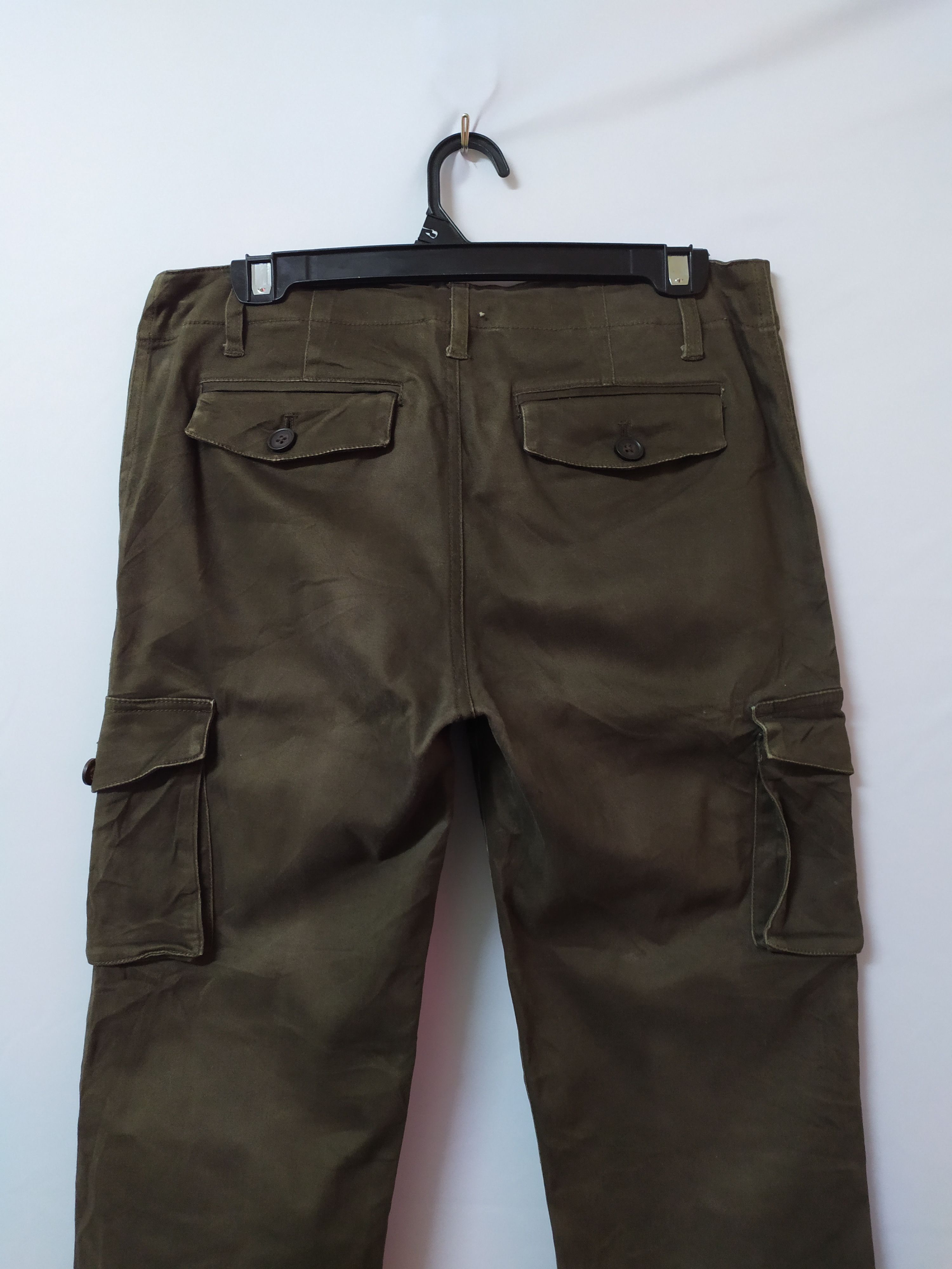 Japanese Brand × Vintage MUSHMUSH FADED BROWN CARGO PANTS Size US 32 / EU 48 - 9 Thumbnail