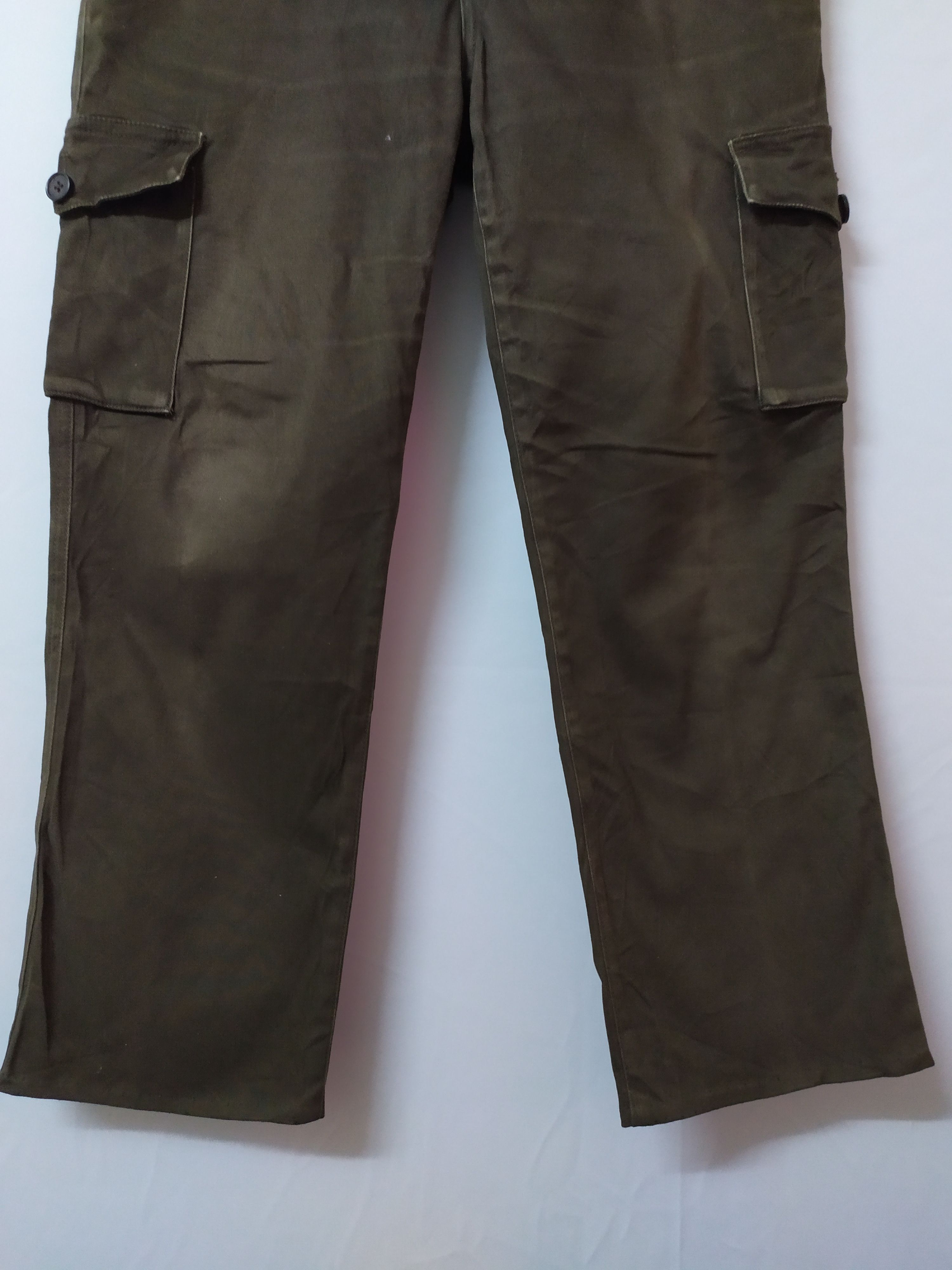 Japanese Brand × Vintage MUSHMUSH FADED BROWN CARGO PANTS Size US 32 / EU 48 - 5 Thumbnail