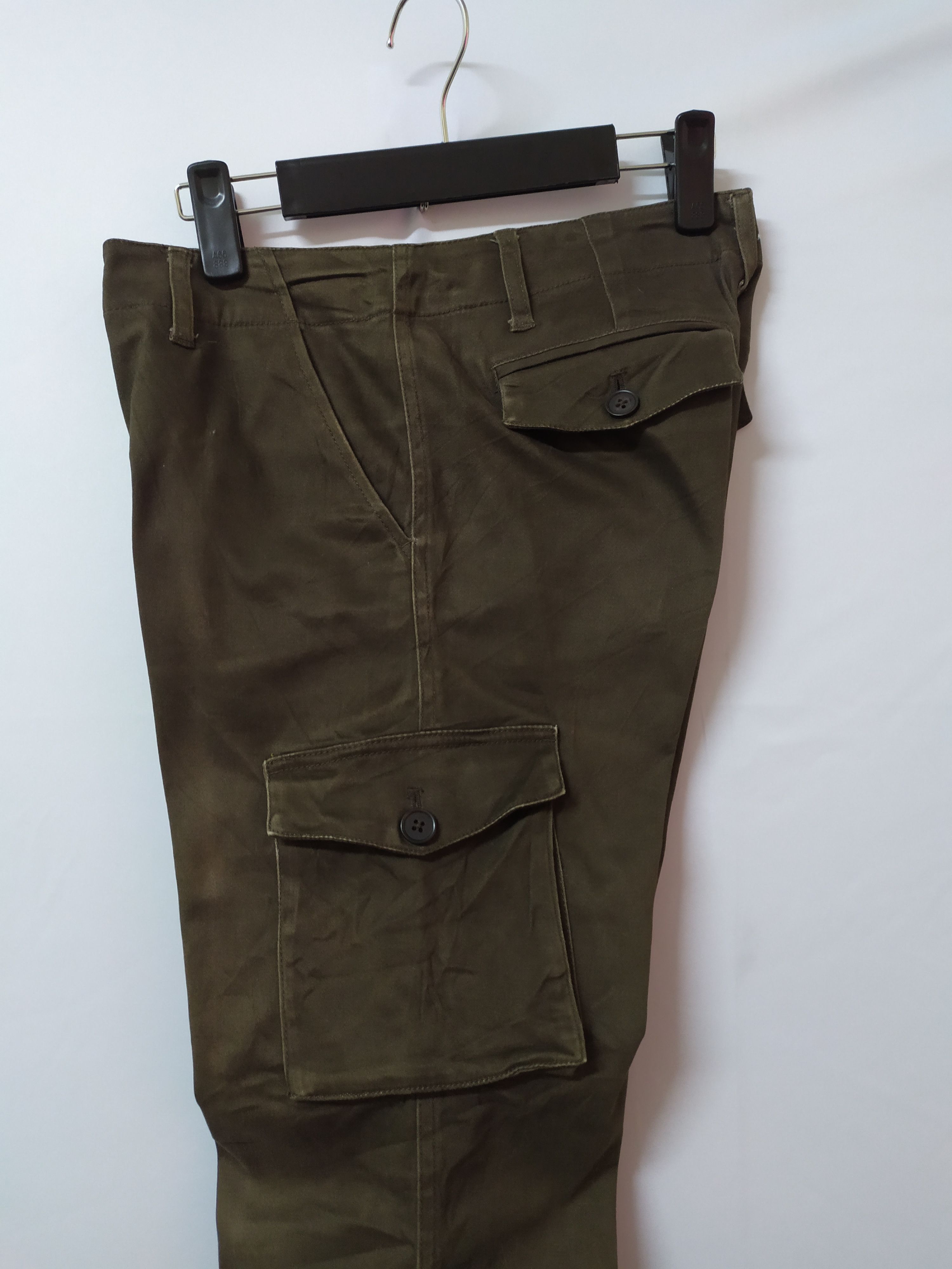 Japanese Brand × Vintage MUSHMUSH FADED BROWN CARGO PANTS Size US 32 / EU 48 - 11 Thumbnail