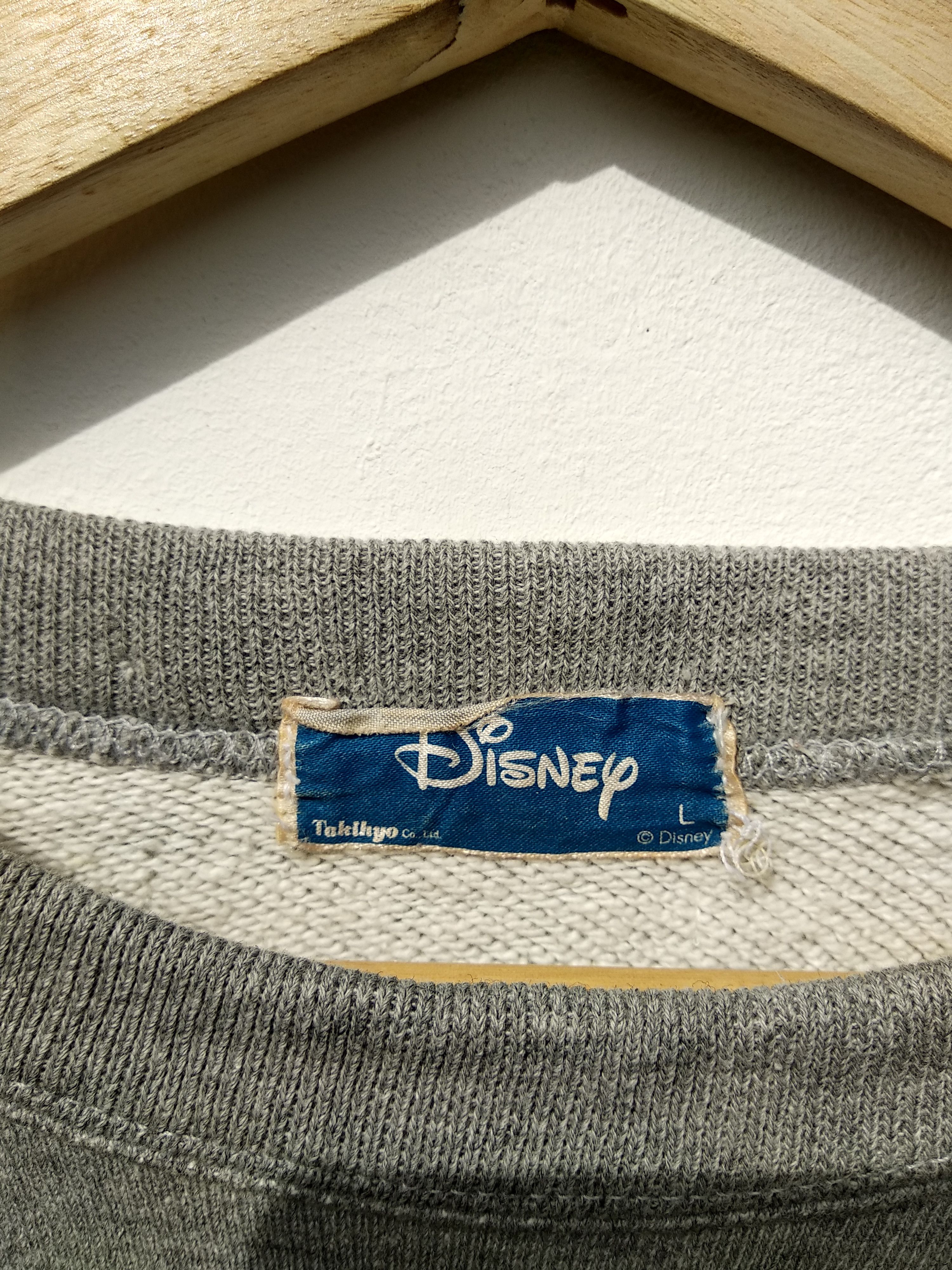 Disney × Mickey Mouse × Vintage Vintage Disney Mickey Star Head Sweatshirt/Size L Size US L / EU 52-54 / 3 - 4 Thumbnail