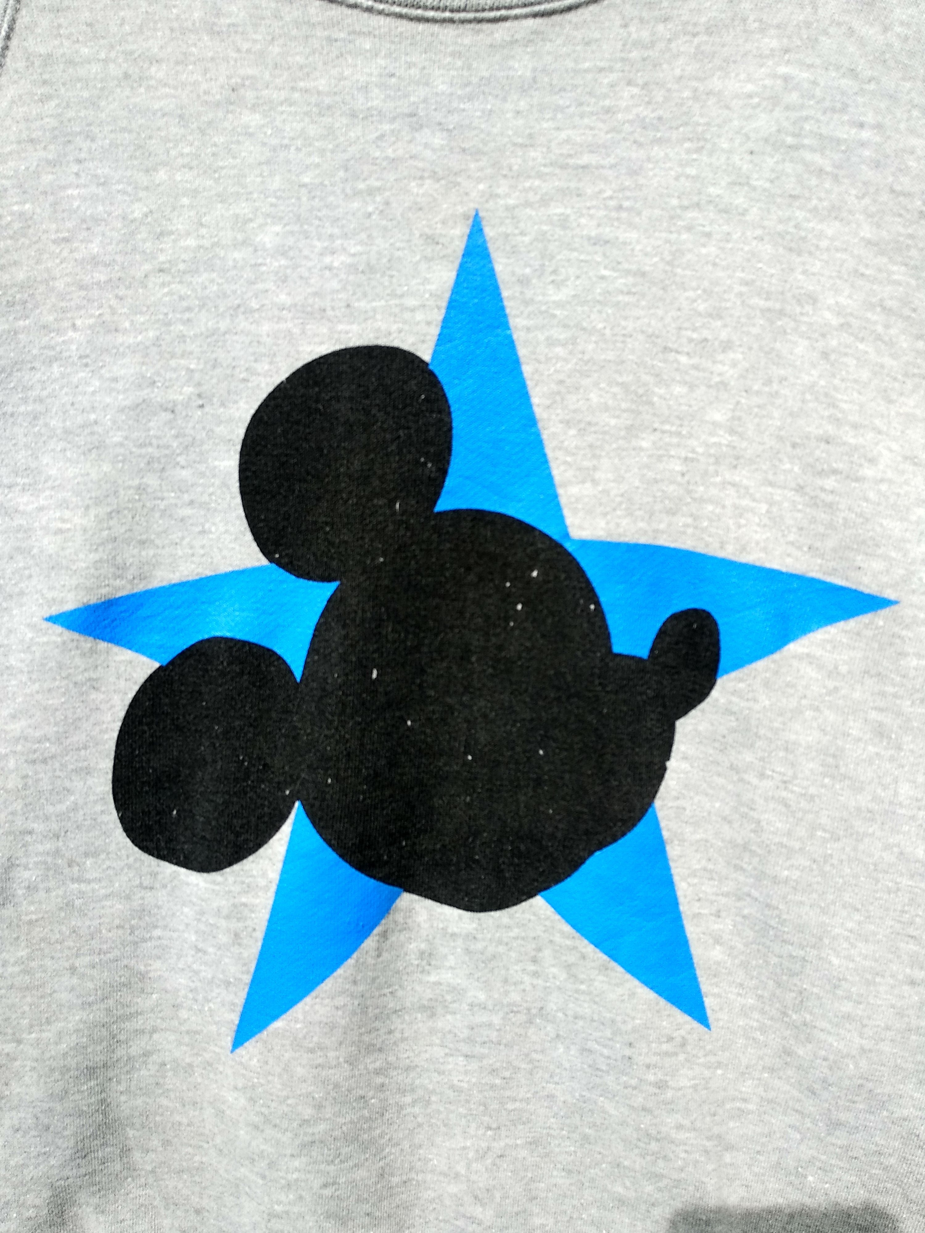 Disney × Mickey Mouse × Vintage Vintage Disney Mickey Star Head Sweatshirt/Size L Size US L / EU 52-54 / 3 - 3 Thumbnail