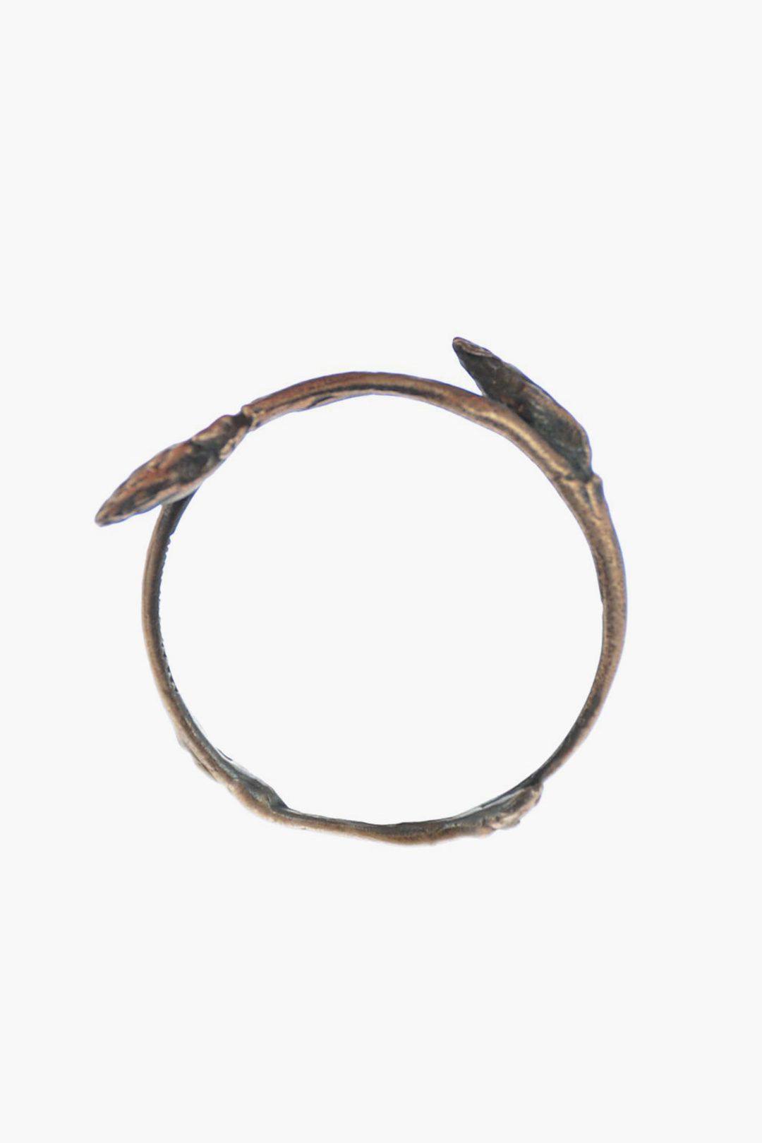Ann Demeulemeester Double Ring in Silver Size ONE SIZE - 1 Thumbnail