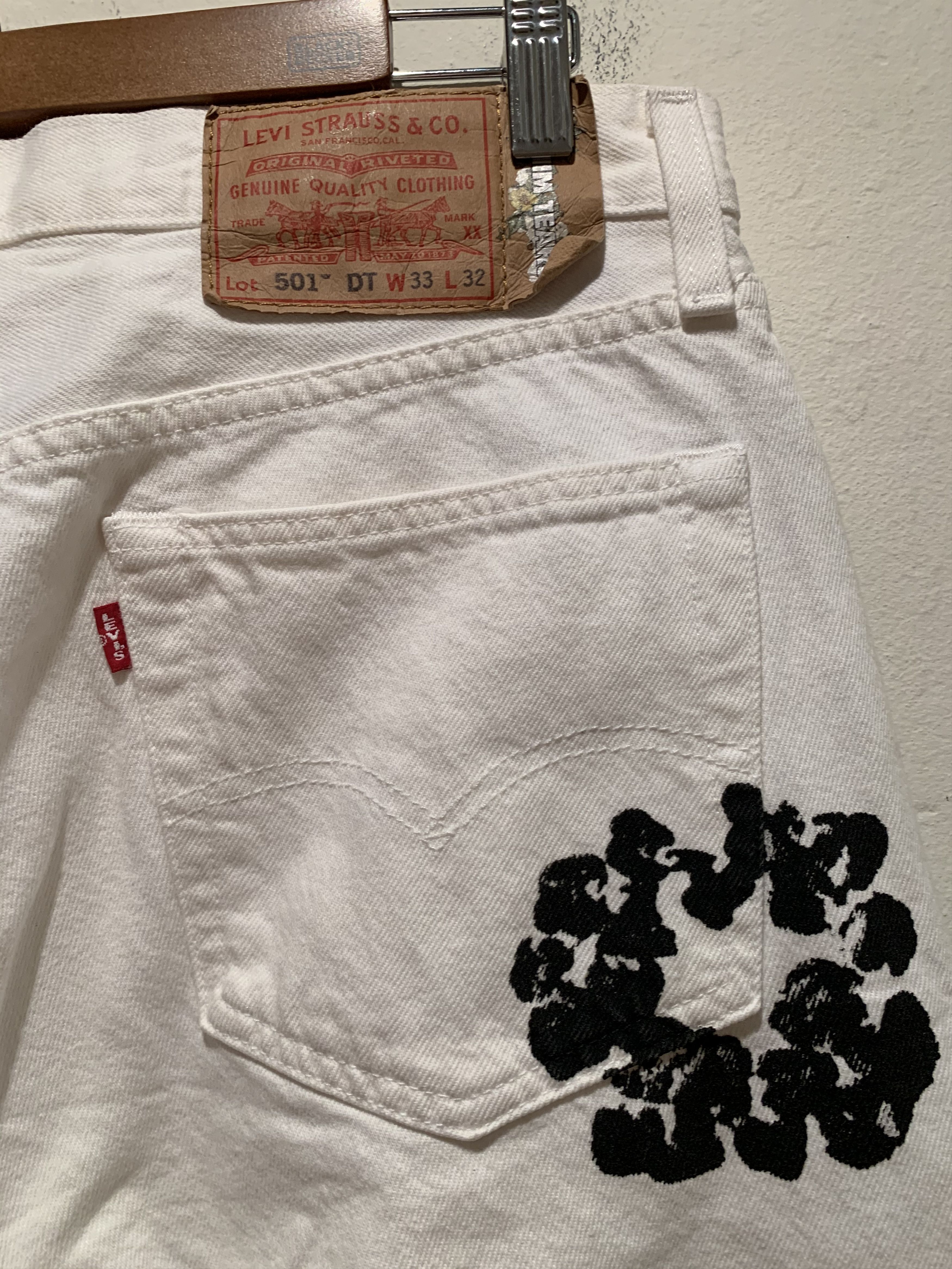 DENIM TEARS × Levi's × Virgil Abloh *RARE* Denim Tears x Levi’s 501 DT Virgil Abloh Jeans - 33 Size US 33 - 11 Thumbnail