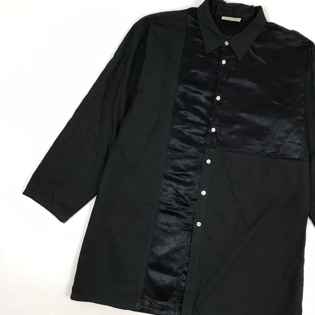 Hai Sporting Gear × Issey Miyake × Vintage Vintage ISSEY MIYAKE Hai Sporting Gear Patchwork Shirt Size US L / EU 52-54 / 3 - 2 Thumbnail