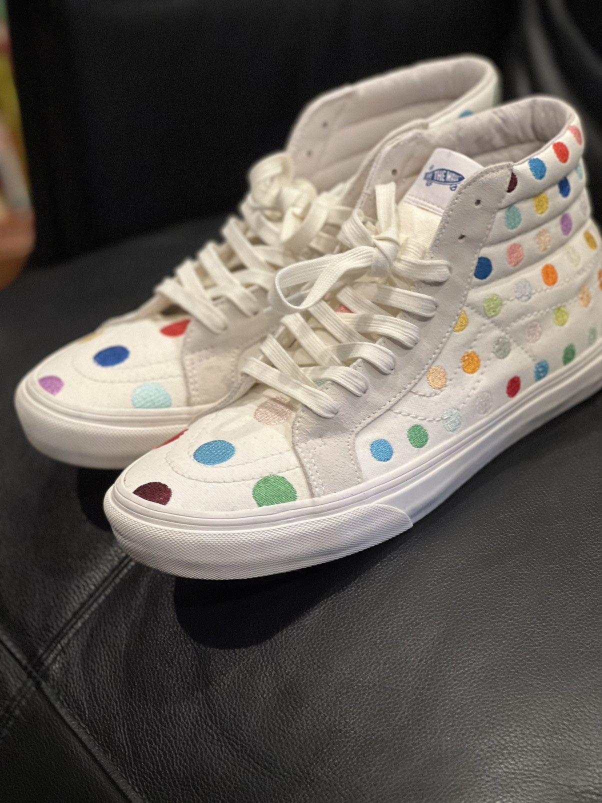 Vans Damien Hirst Vans Palms Vegas Exclusive Polka Dots Sk8 Hi 9 Size US 9 / EU 42 - 1 Thumbnail
