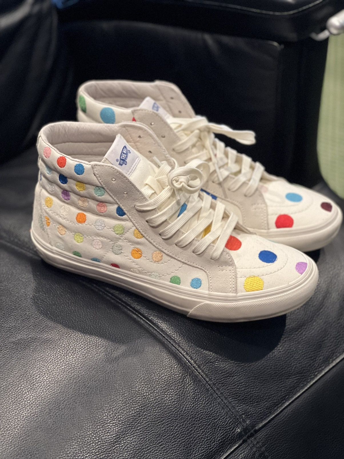 Vans Damien Hirst Vans Palms Vegas Exclusive Polka Dots Sk8 Hi 9 Size US 9 / EU 42 - 2 Thumbnail