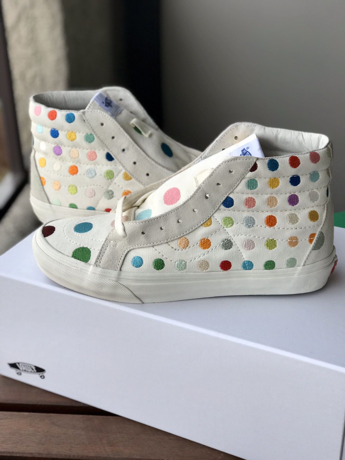 Vans Damien Hirst Vans Palms Vegas Exclusive Polka Dots Sk8 Hi 9 Size US 9 / EU 42 - 3 Thumbnail