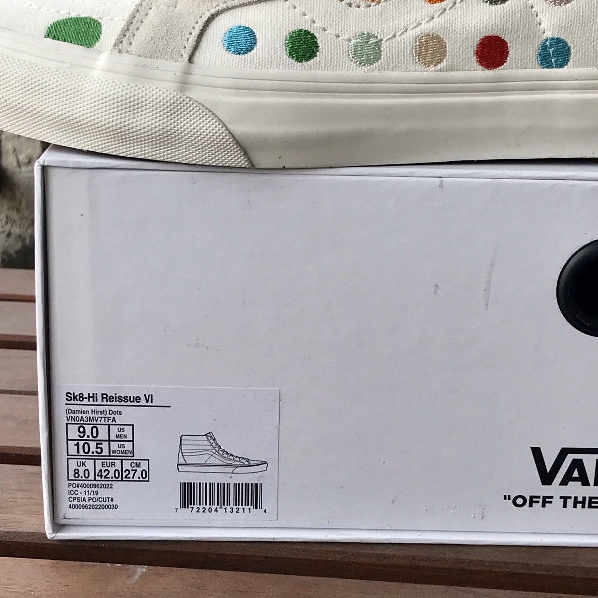 Vans Damien Hirst Vans Palms Vegas Exclusive Polka Dots Sk8 Hi 9 Size US 9 / EU 42 - 6 Thumbnail