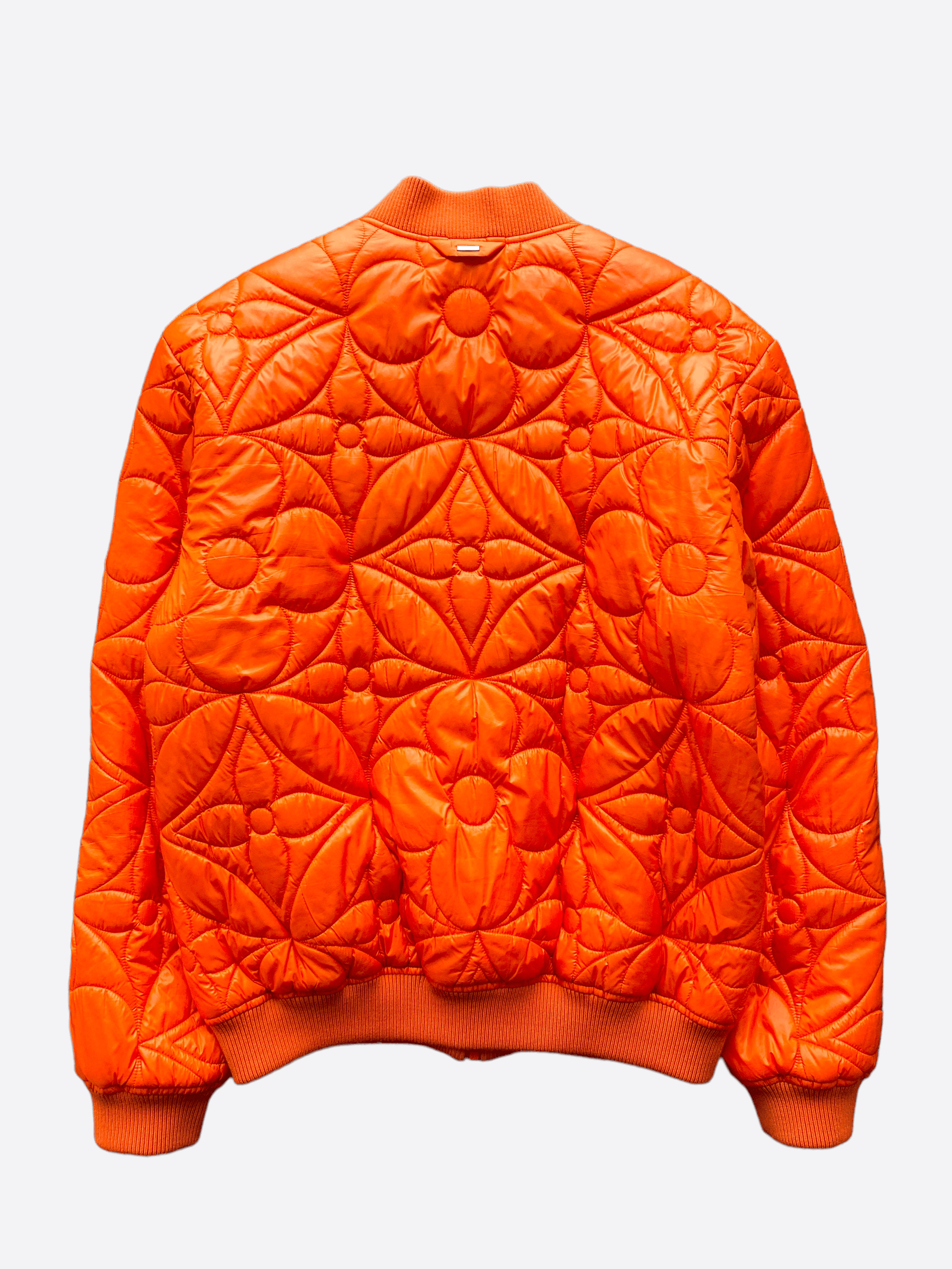 Louis Vuitton Louis Vuitton Orange Monogram Bomber Jacket Size US XL / EU 56 / 4 - 2 Thumbnail