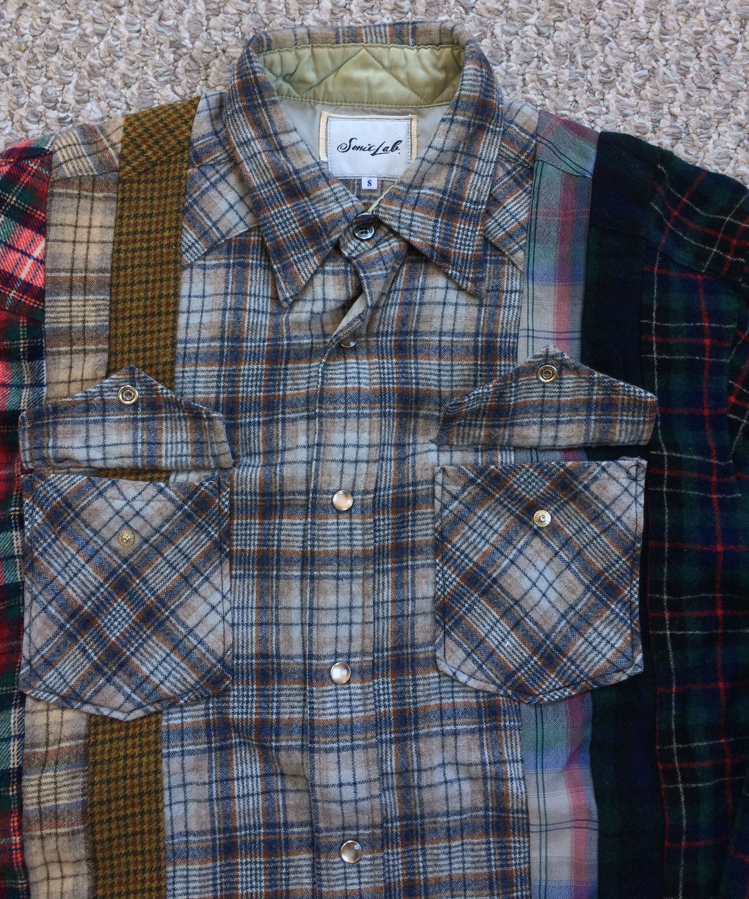 Needles Early 7 Cut Rebuild Wool Flannel! Size US S / EU 44-46 / 1 - 2 Thumbnail
