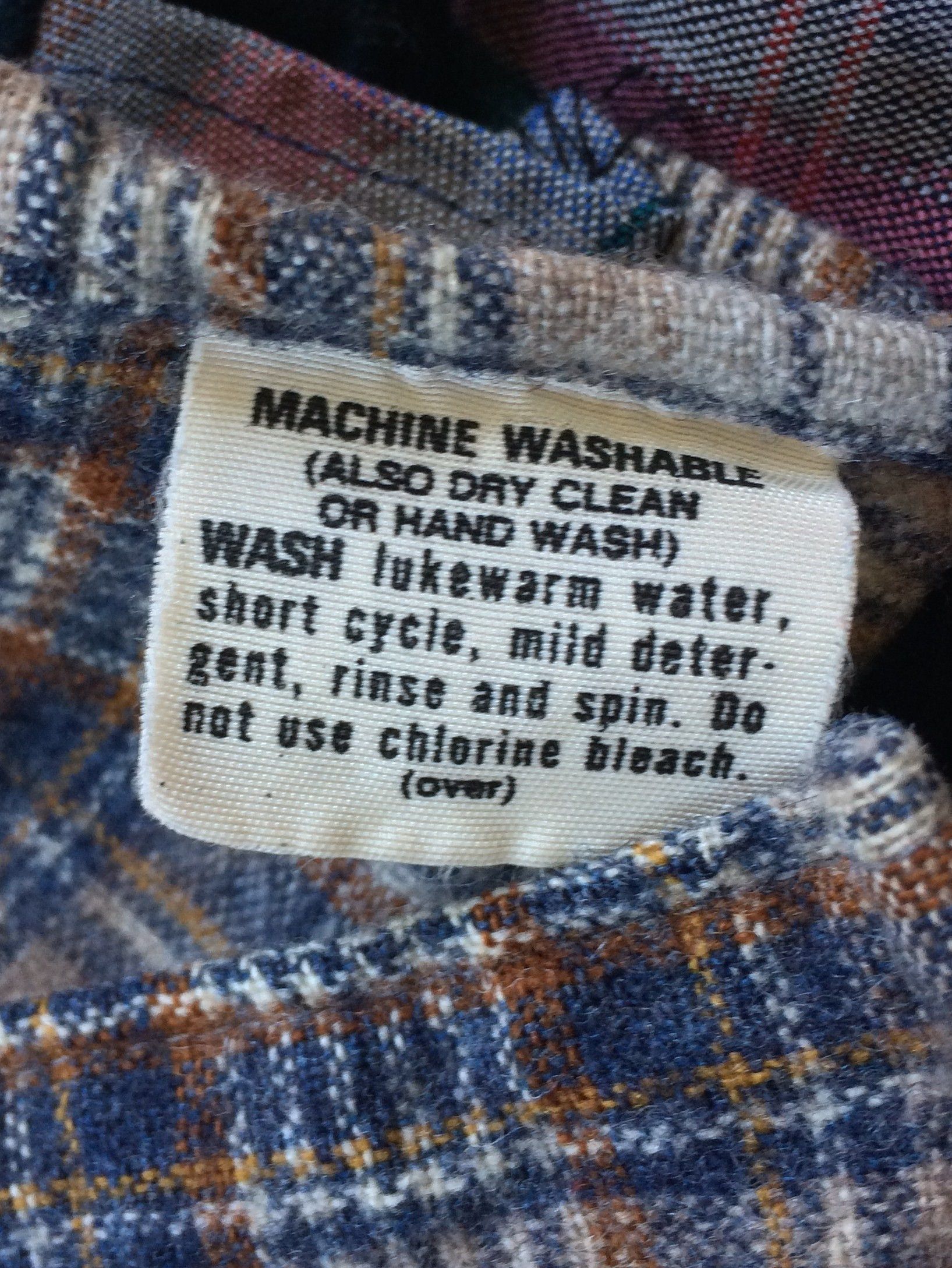 Needles Early 7 Cut Rebuild Wool Flannel! Size US S / EU 44-46 / 1 - 6 Thumbnail