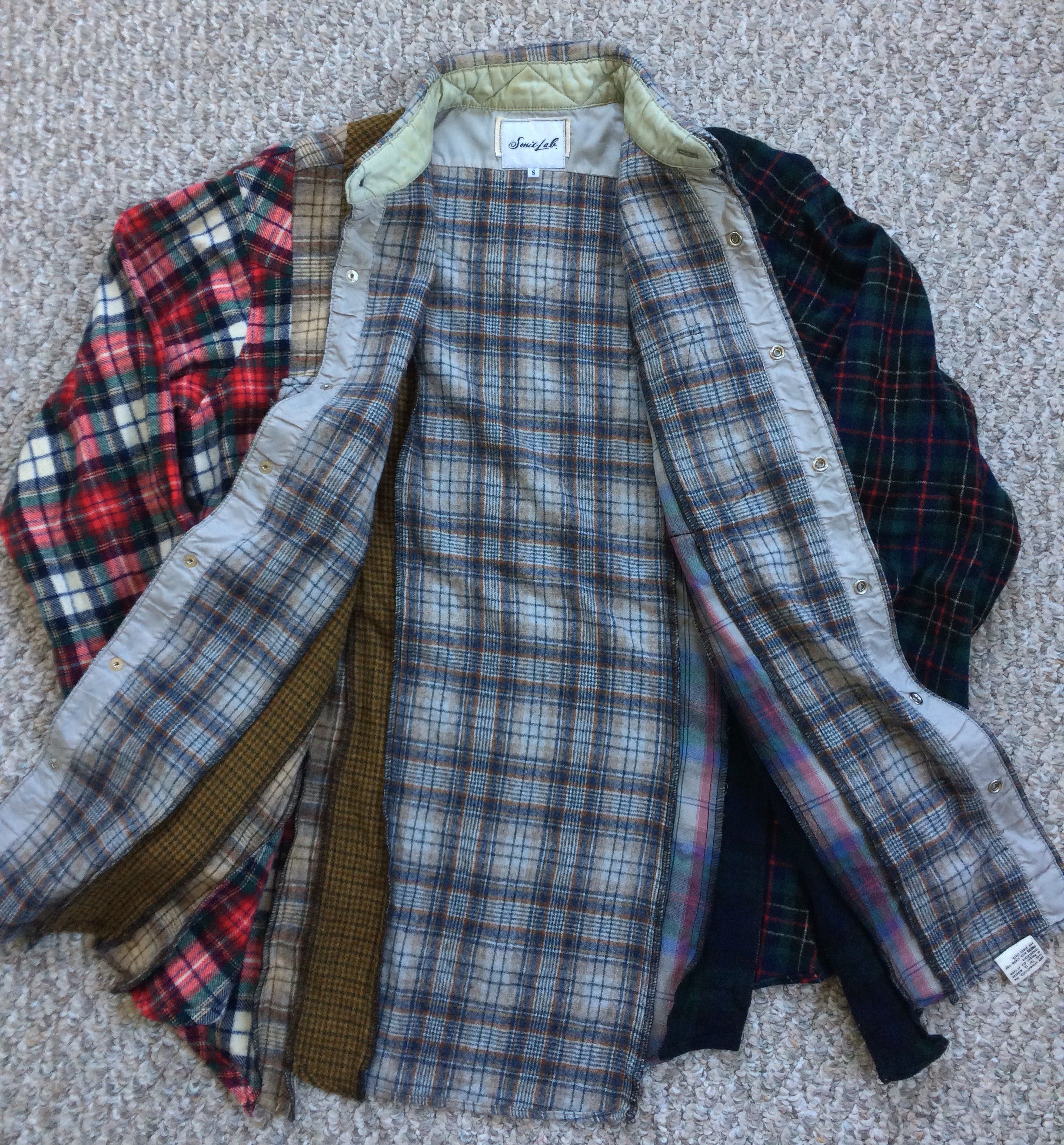 Needles Early 7 Cut Rebuild Wool Flannel! Size US S / EU 44-46 / 1 - 3 Thumbnail