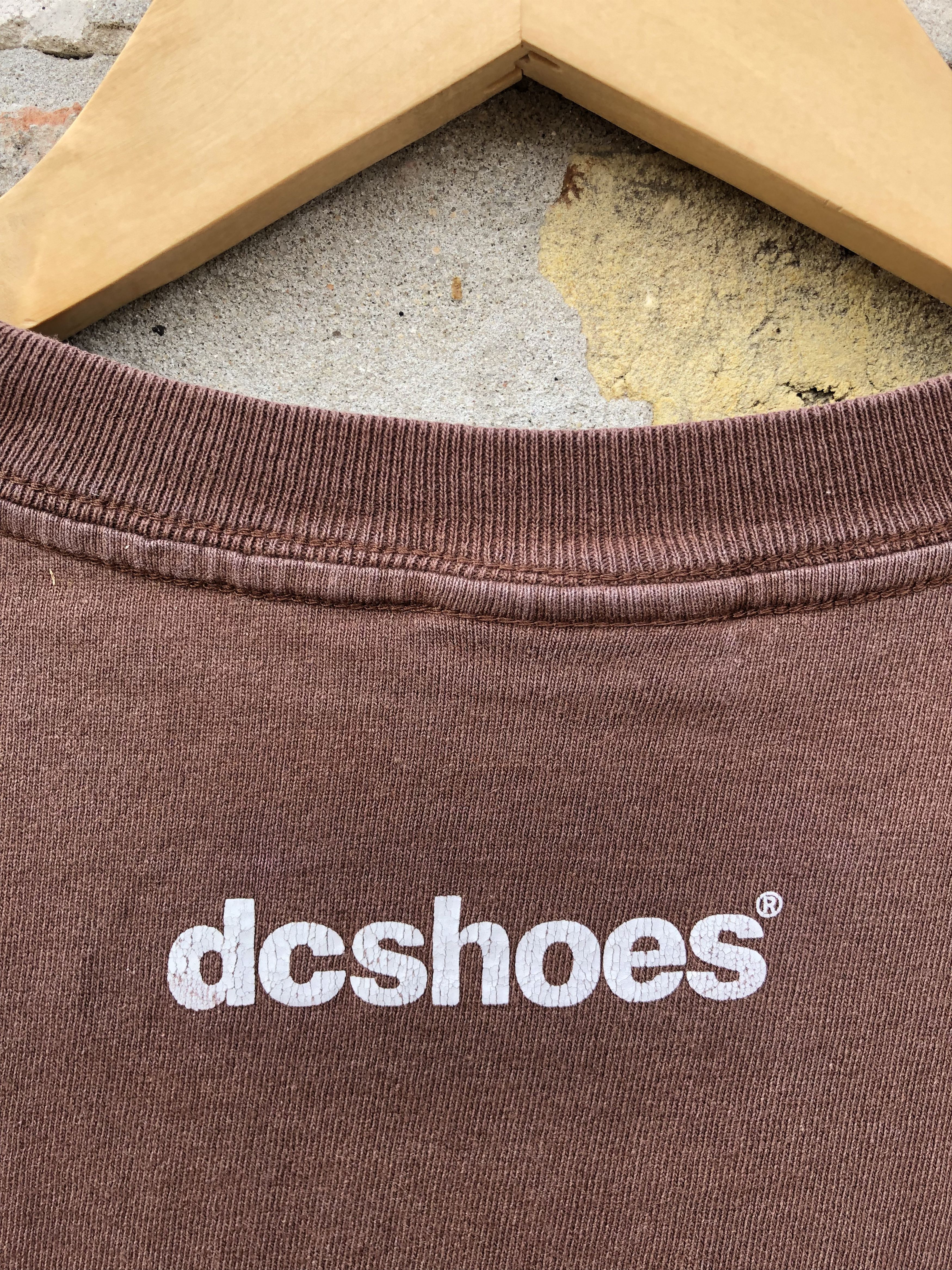 DC Vintage 90's DC Shoes Skateboard Sun Faded t-shirt Size US M / EU 48-50 / 2 - 13 Thumbnail