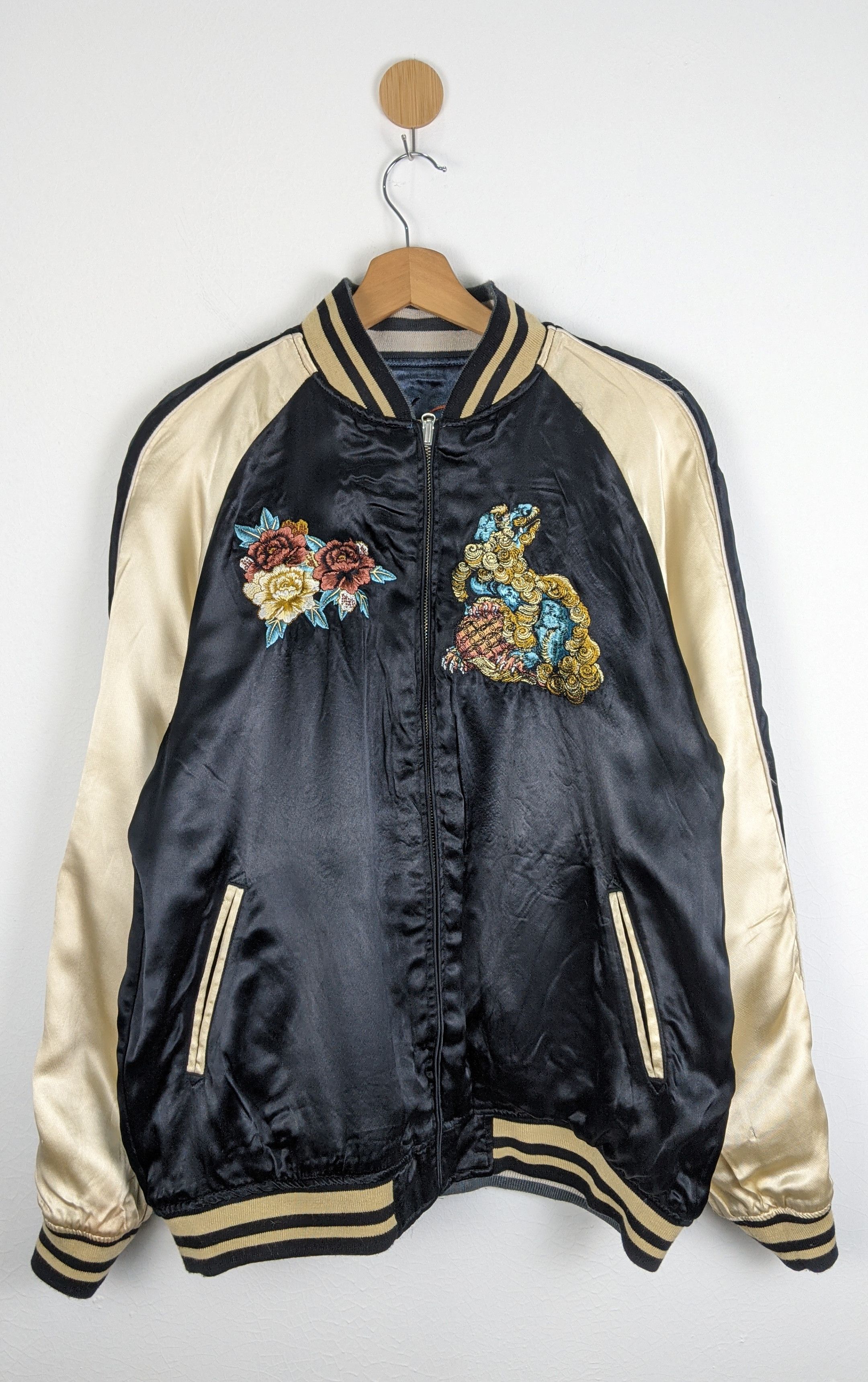 Other Vintage Sukajan Souvenir Reversible Embroidery Karakuri Size US L / EU 52-54 / 3 - 4 Thumbnail