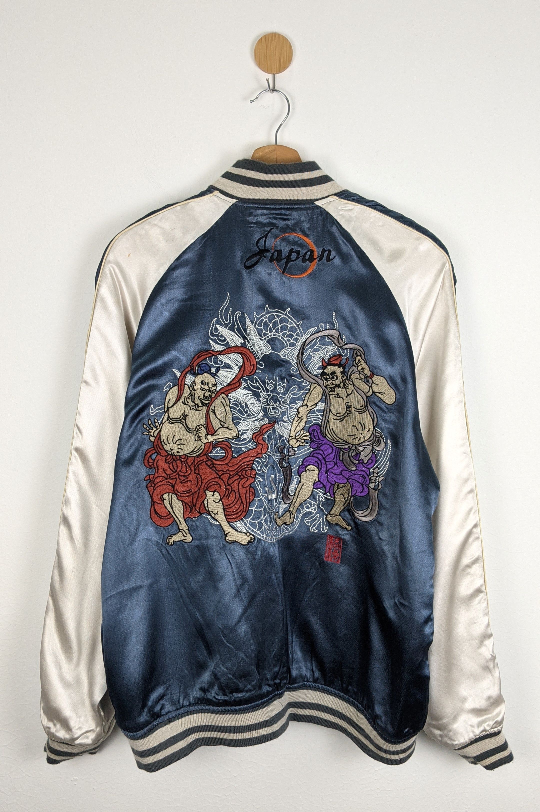 Other Vintage Sukajan Souvenir Reversible Embroidery Karakuri Size US L / EU 52-54 / 3 - 1 Thumbnail