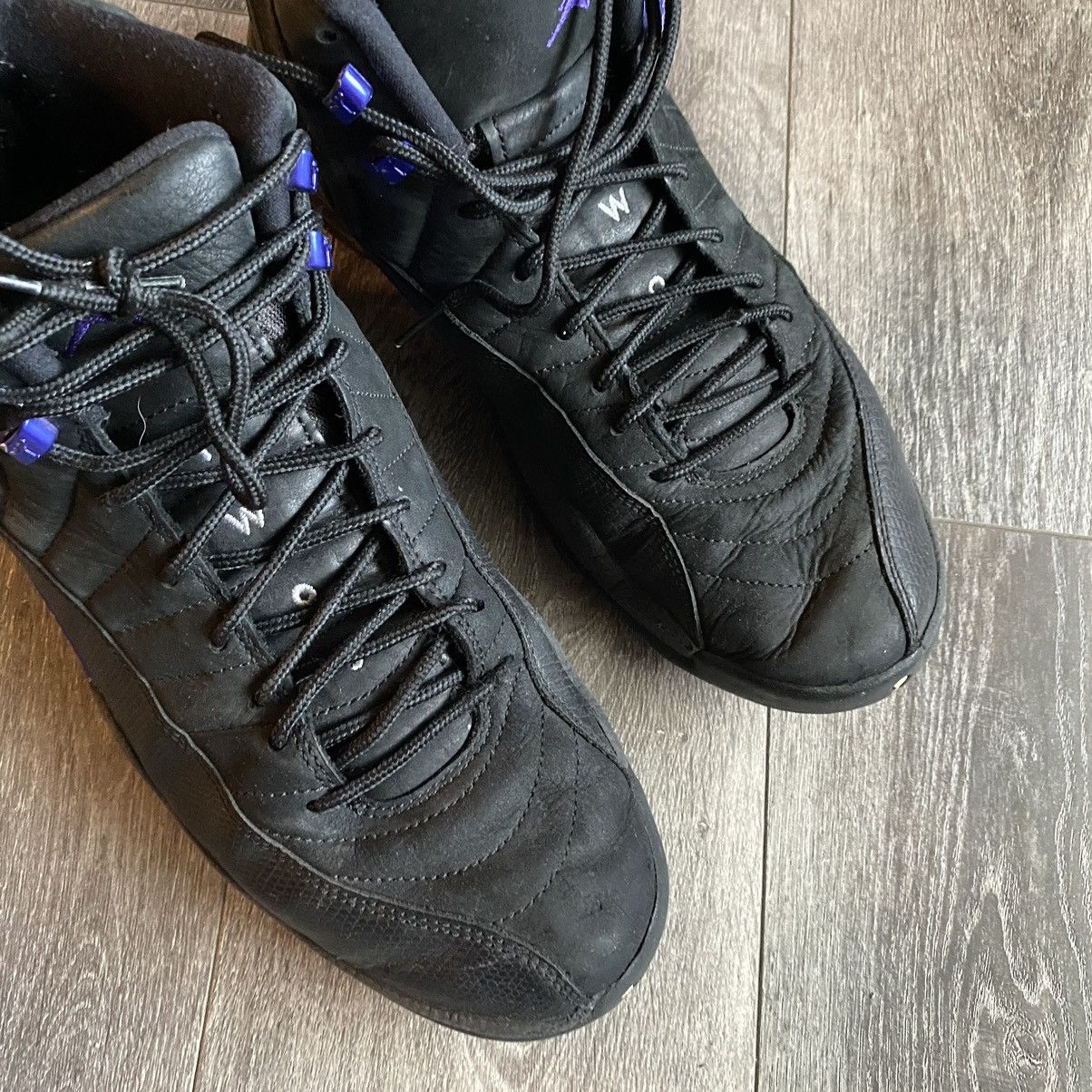 Jordan Brand Air Jordan 12 Retro Black Dark Concord 2020 Size US 11.5 / EU 44-45 - 15 Thumbnail