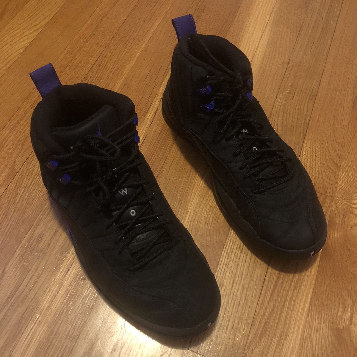 Jordan Brand Air Jordan 12 Retro Black Dark Concord 2020 Size US 11.5 / EU 44-45 - 6 Thumbnail