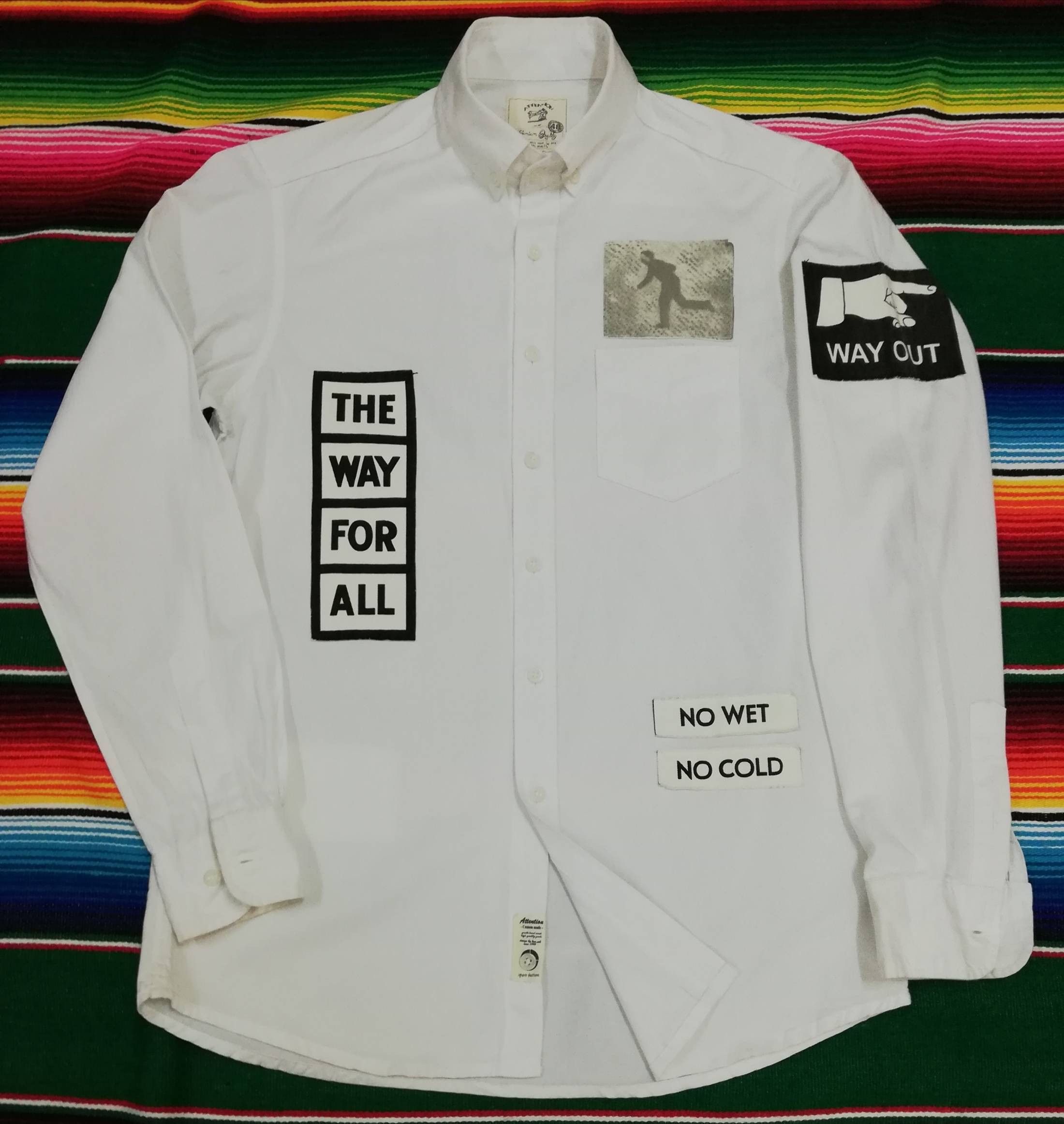 Art Comes First × Designer × Japanese Brand 🔥Attention Design Style Raf Simons Shirts Button Up🔥 Size US M / EU 48-50 / 2 - 1 Thumbnail