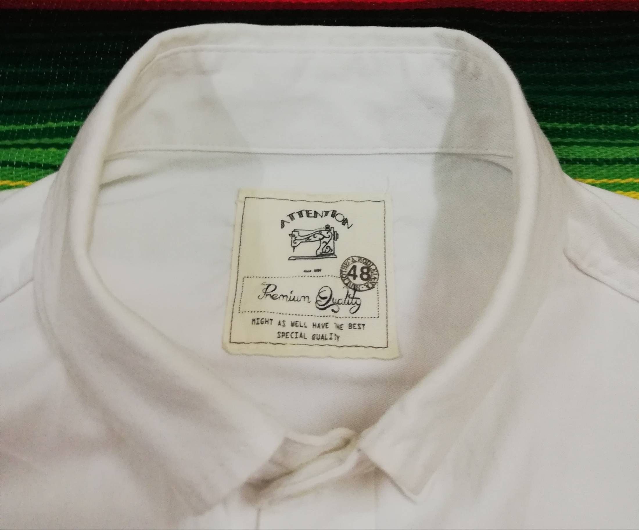 Art Comes First × Designer × Japanese Brand 🔥Attention Design Style Raf Simons Shirts Button Up🔥 Size US M / EU 48-50 / 2 - 4 Thumbnail