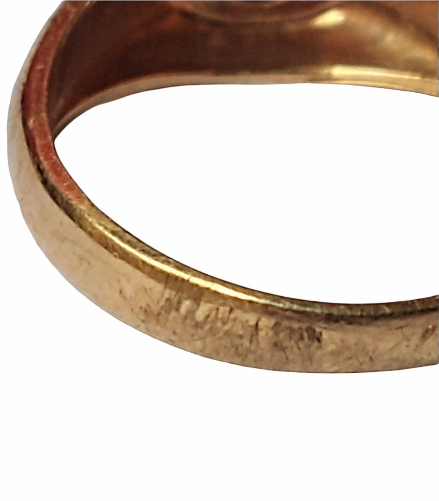 Jewelry × Vintage Vintage Gold Ring 10K Size 9 Diamond Modernist Size ONE SIZE - 7 Thumbnail