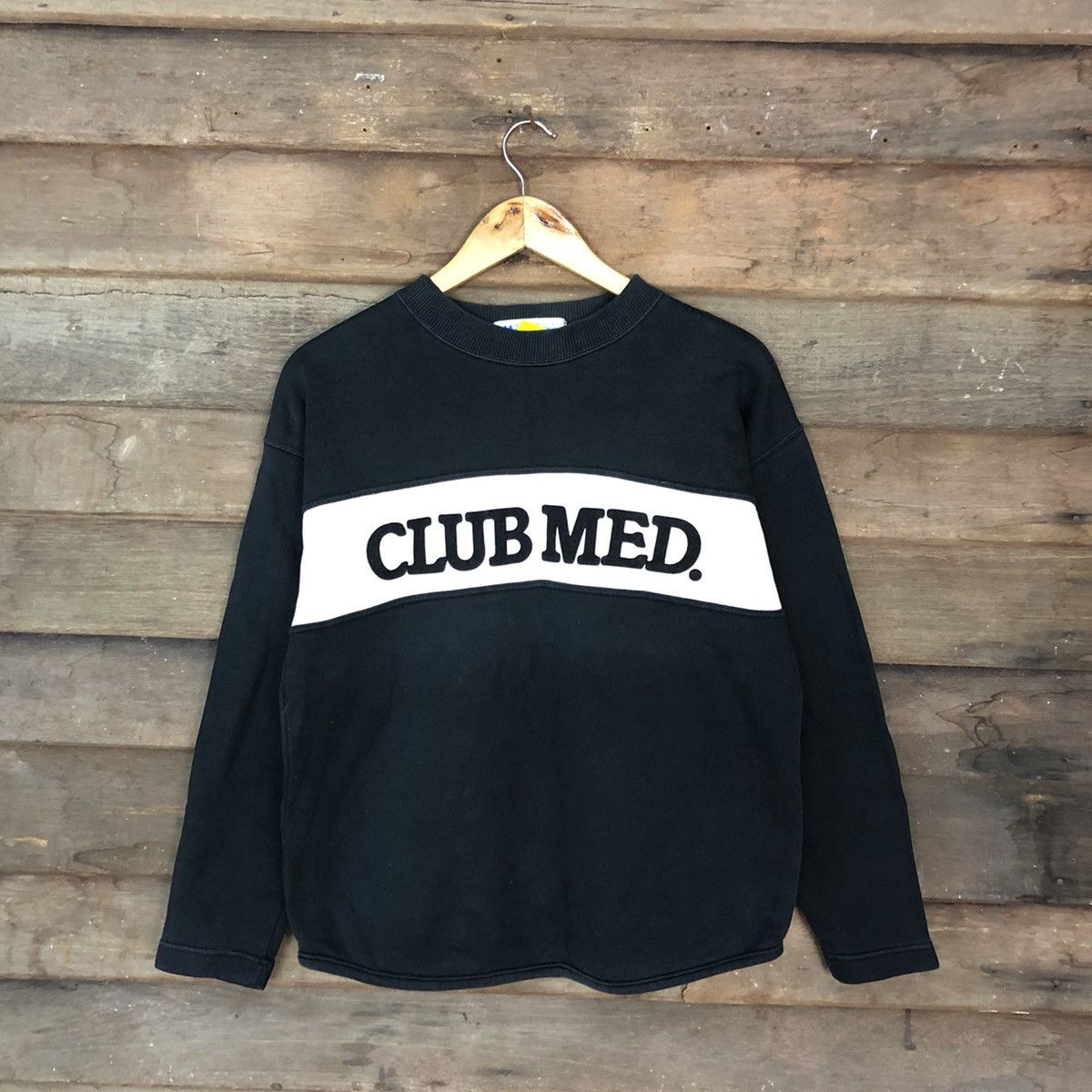 Japanese Brand × Vintage Club Med vintage black Sweatshirt #3763 Size US M / EU 48-50 / 2 - 3 Thumbnail