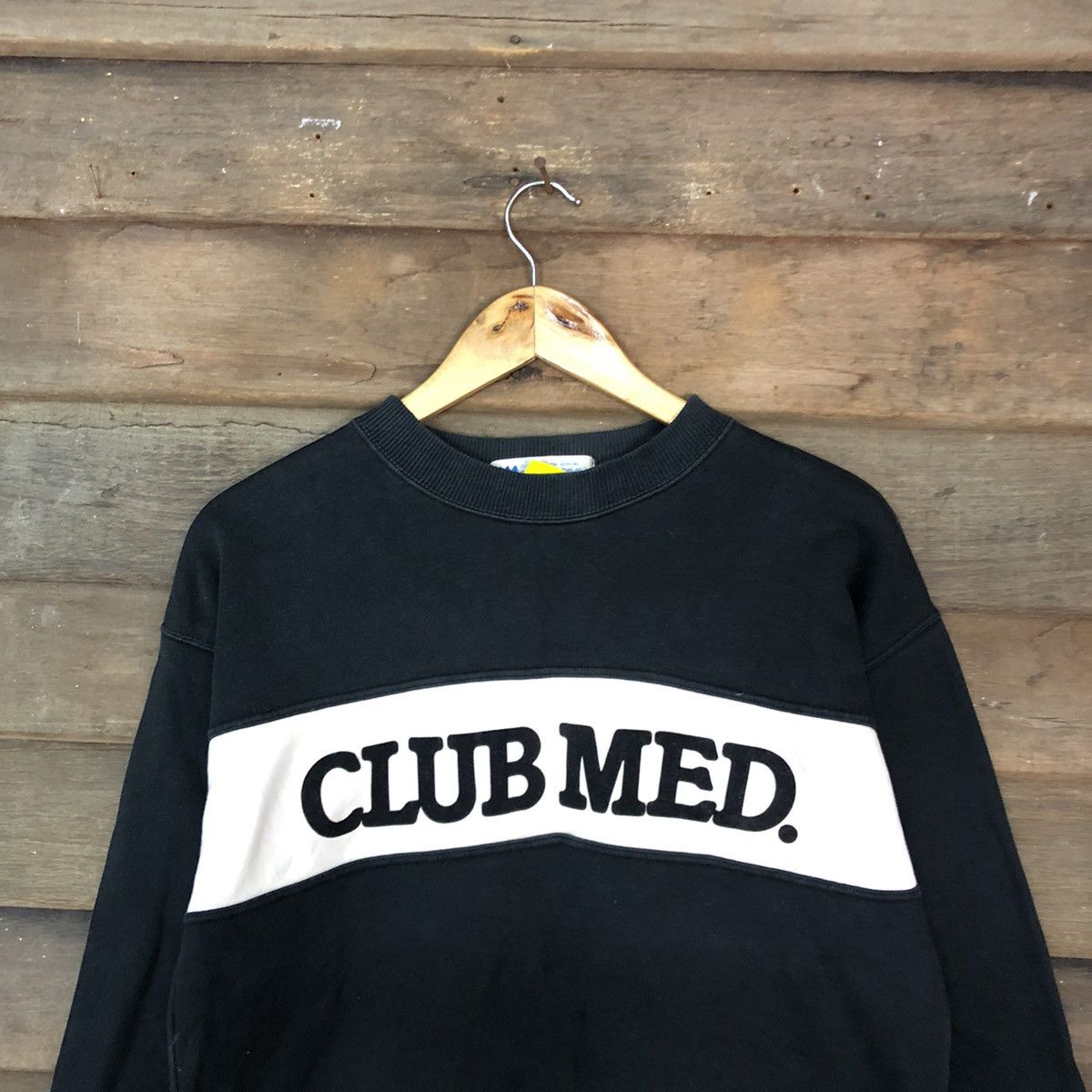 Japanese Brand × Vintage Club Med vintage black Sweatshirt #3763 Size US M / EU 48-50 / 2 - 2 Thumbnail