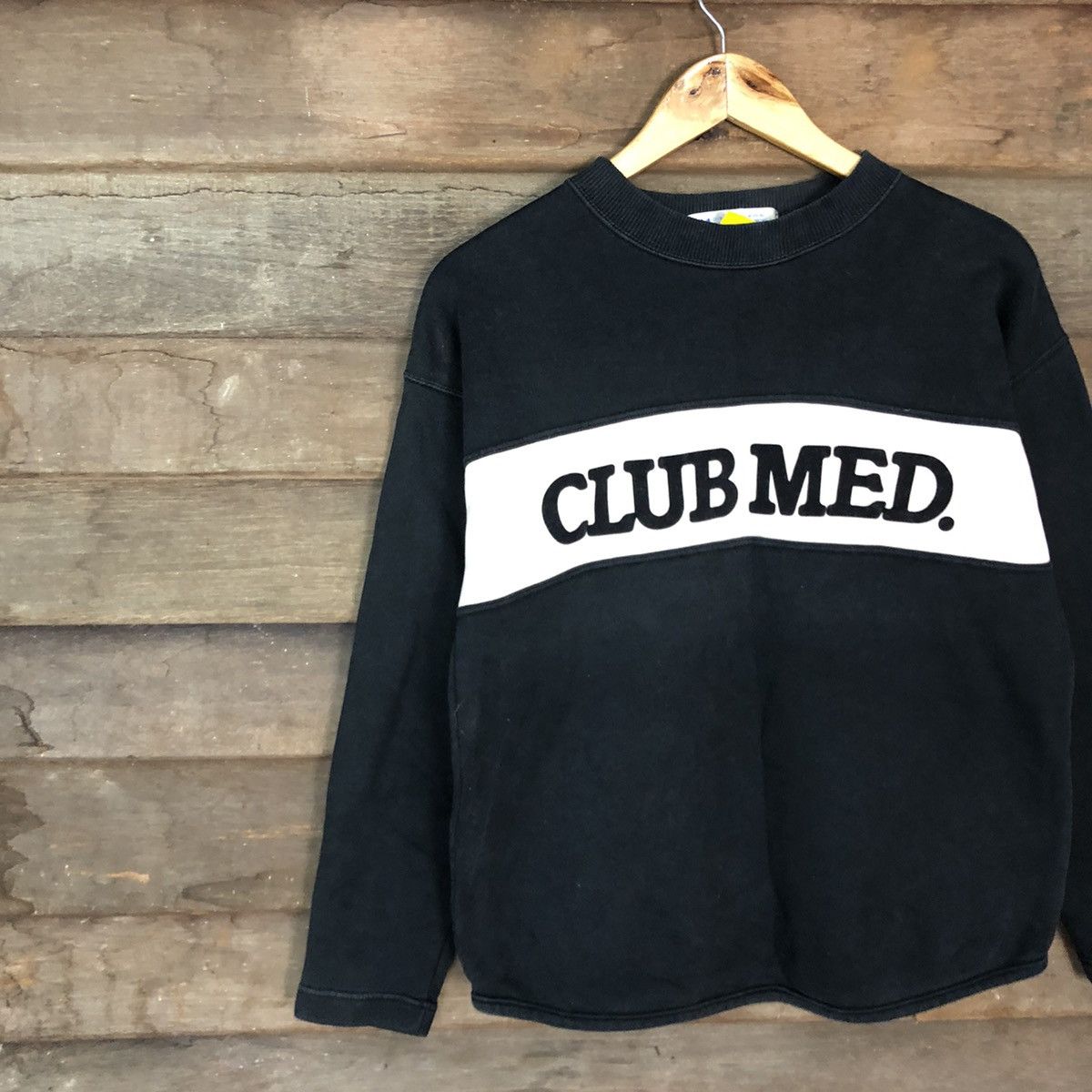 Japanese Brand × Vintage Club Med vintage black Sweatshirt #3763 Size US M / EU 48-50 / 2 - 7 Thumbnail