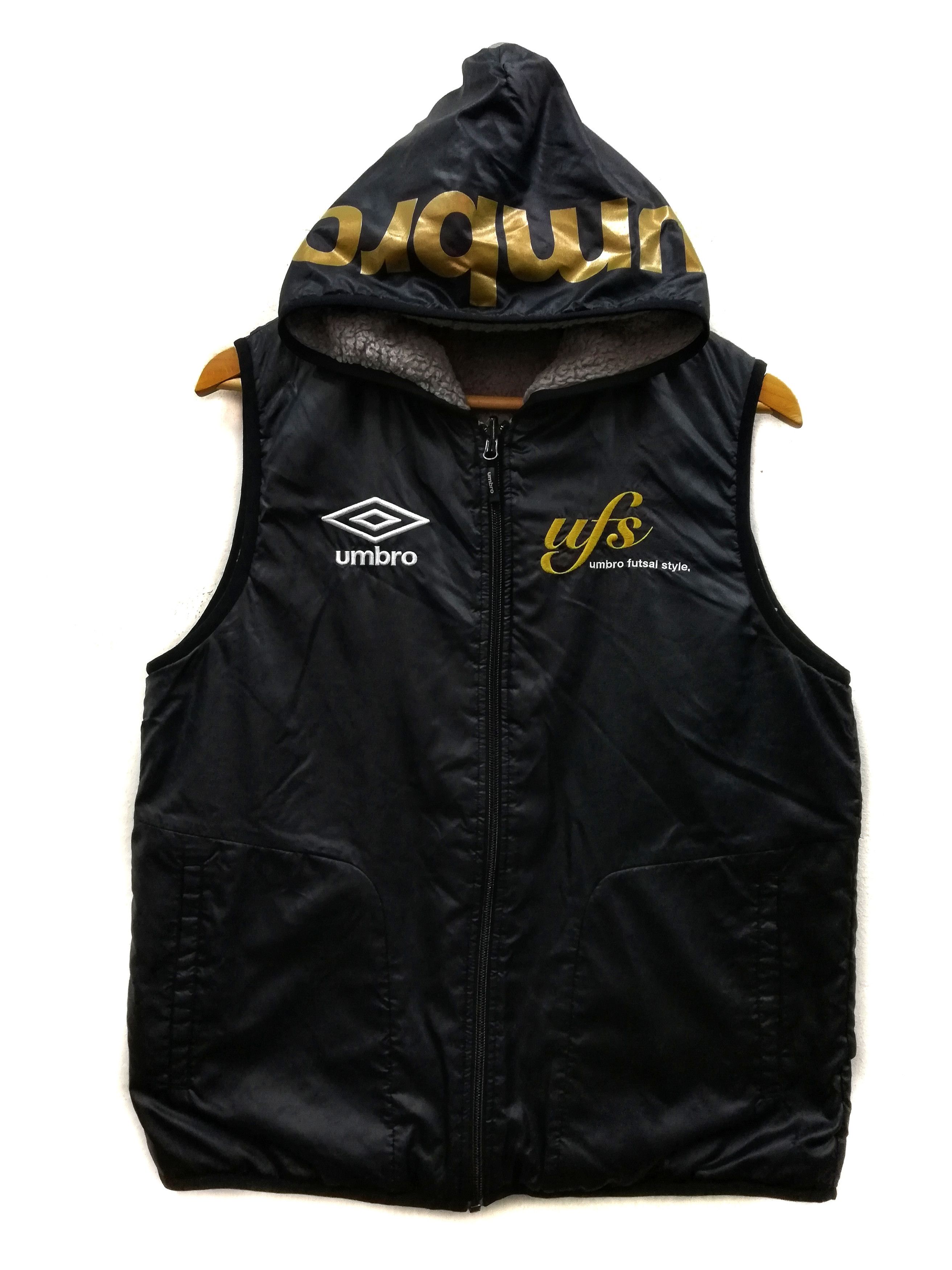 Umbro 🔥Vintage Umbro Fleece Sleeveless Hoodie Training Jacket🔥 Size US M / EU 48-50 / 2 - 8 Thumbnail