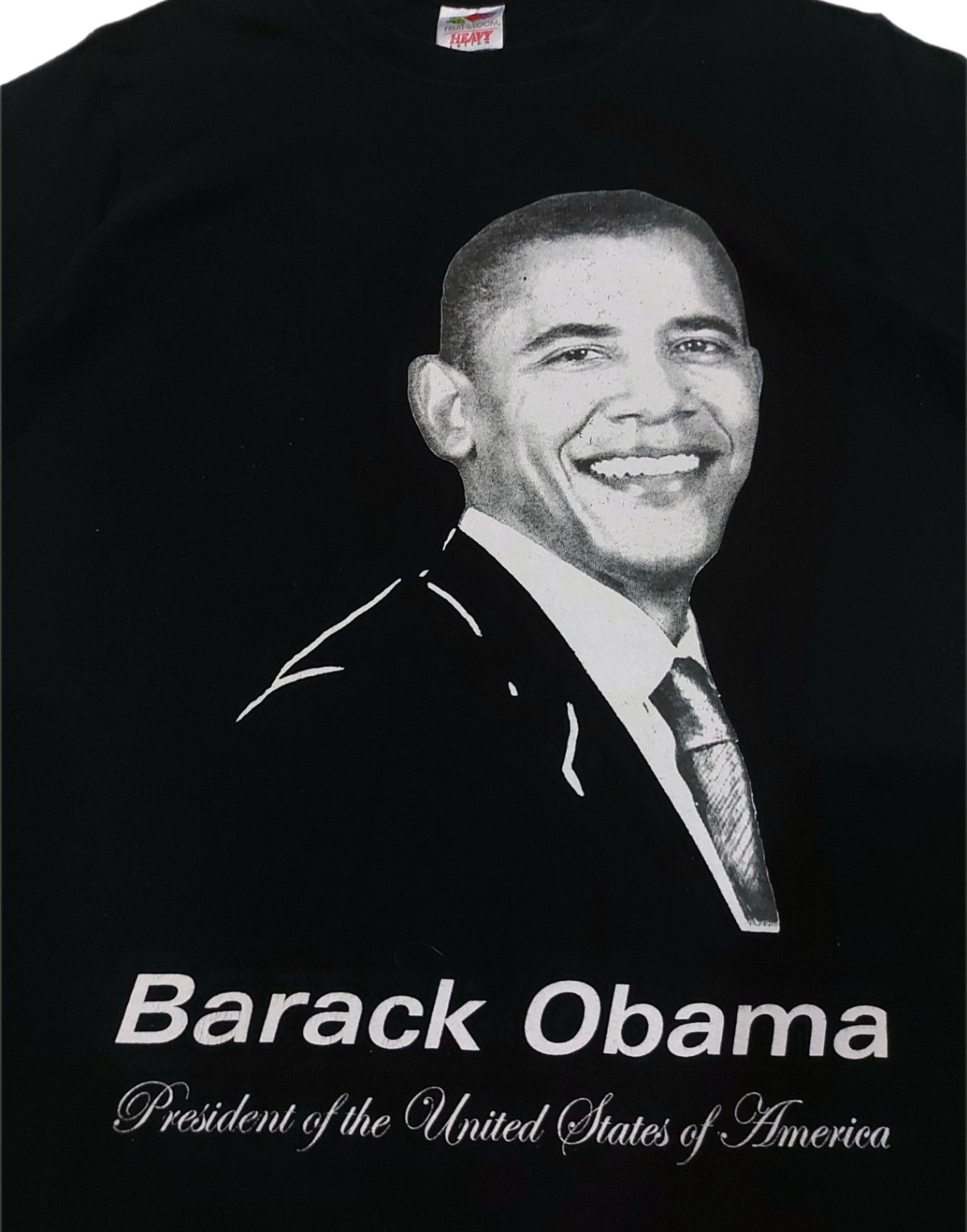 Fruit Of The Loom × President's RARE! FOTL BARACK OBAMA "PRESIDENT OF THE U.S.A) POTRAIT Size US S / EU 44-46 / 1 - 5 Thumbnail