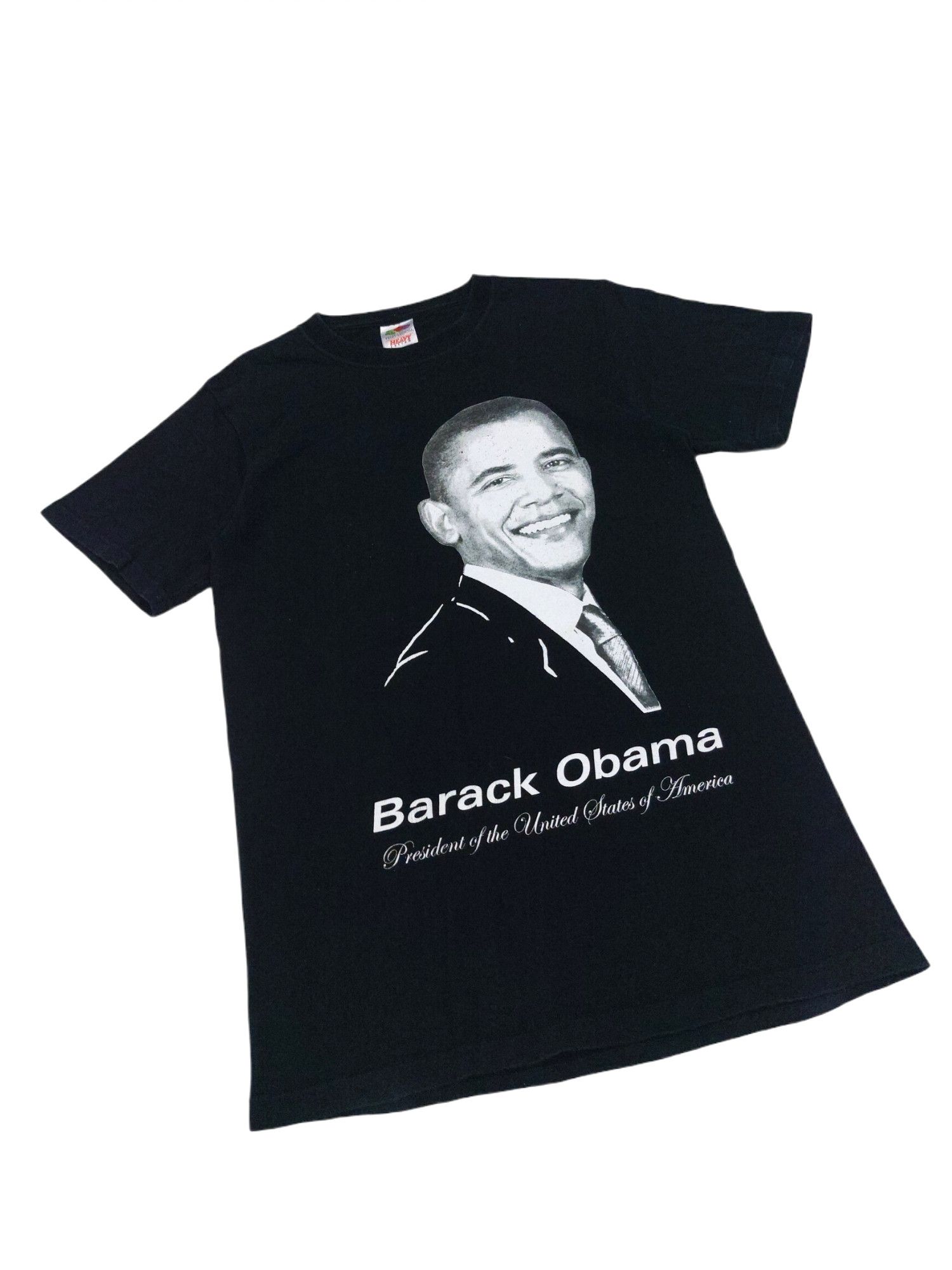 Fruit Of The Loom × President's RARE! FOTL BARACK OBAMA "PRESIDENT OF THE U.S.A) POTRAIT Size US S / EU 44-46 / 1 - 4 Thumbnail