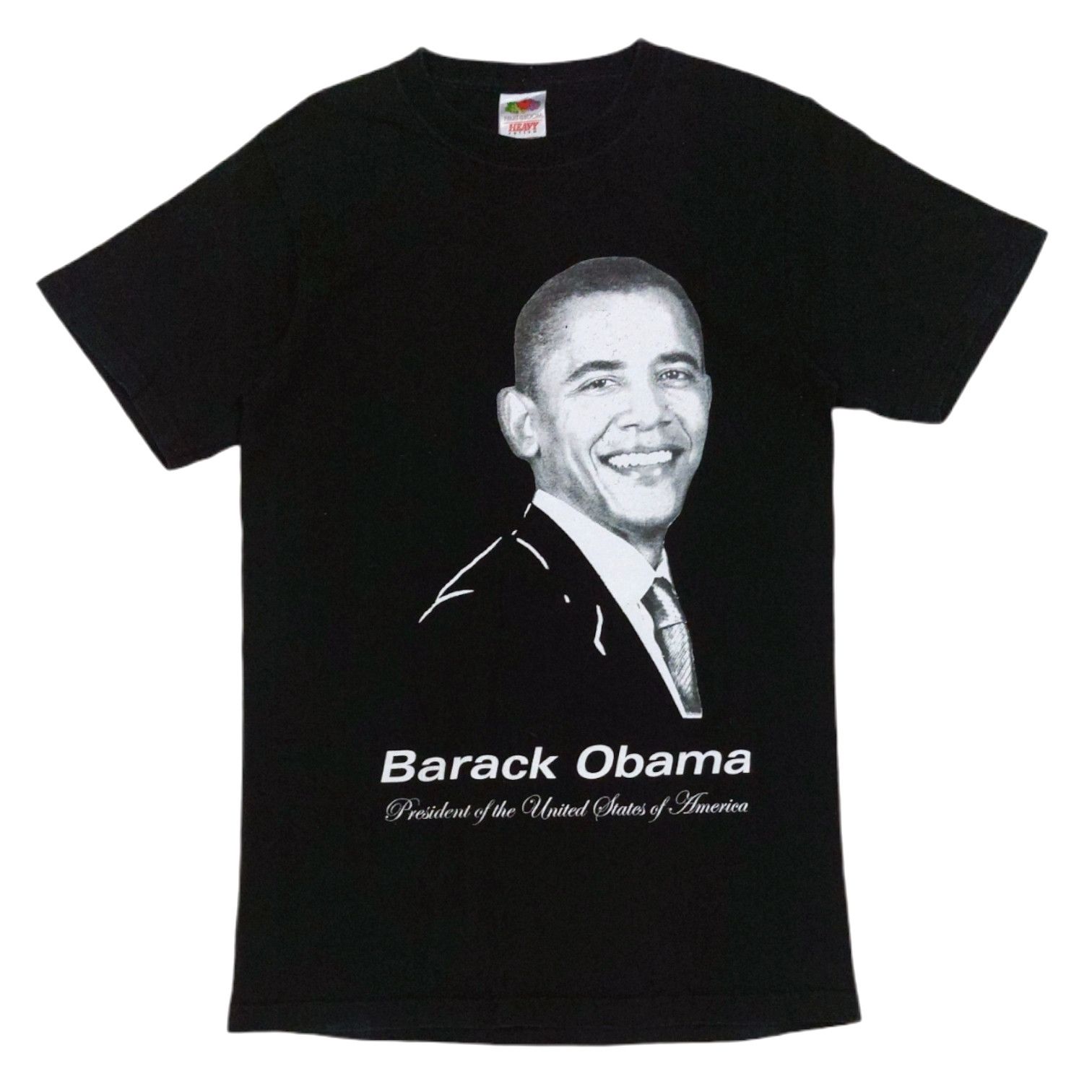 Fruit Of The Loom × President's RARE! FOTL BARACK OBAMA "PRESIDENT OF THE U.S.A) POTRAIT Size US S / EU 44-46 / 1 - 1 Thumbnail