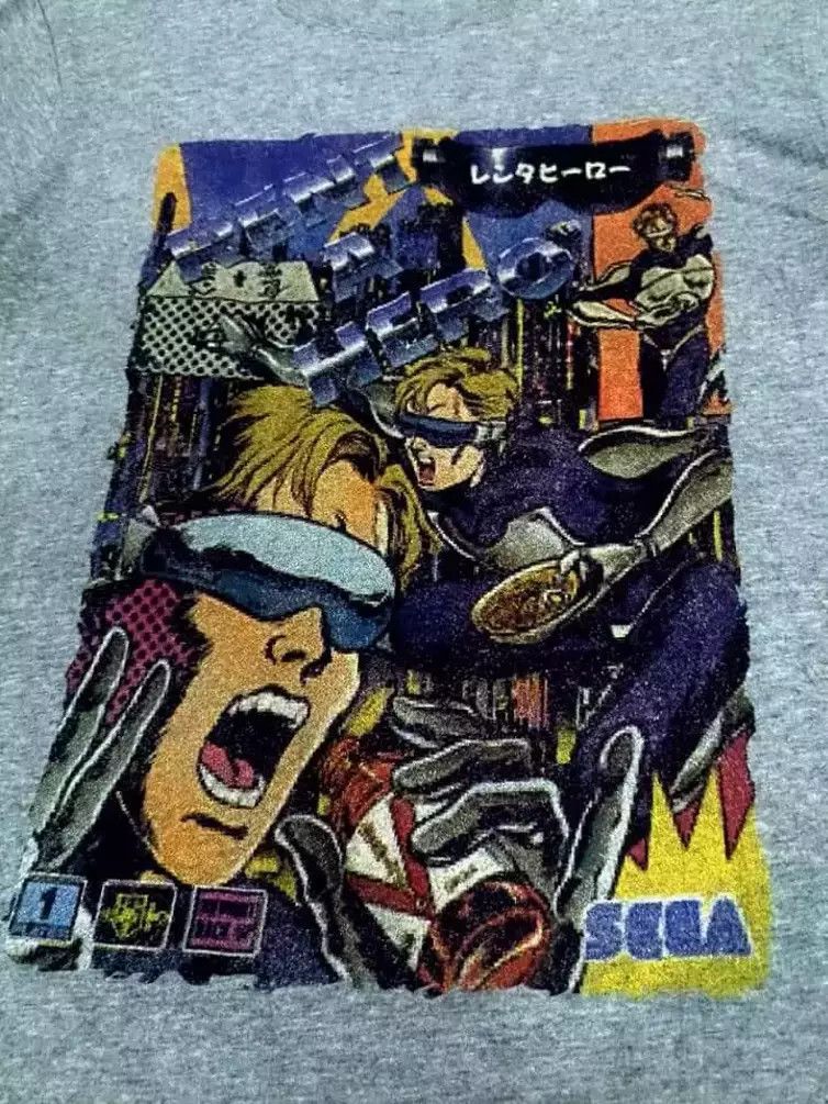 Japanese Brand × Vintage VERY RARE! VTG 90s ©️SEGA RENT A HERO MEGA DRIVE 16-BIT Size US M / EU 48-50 / 2 - 3 Thumbnail