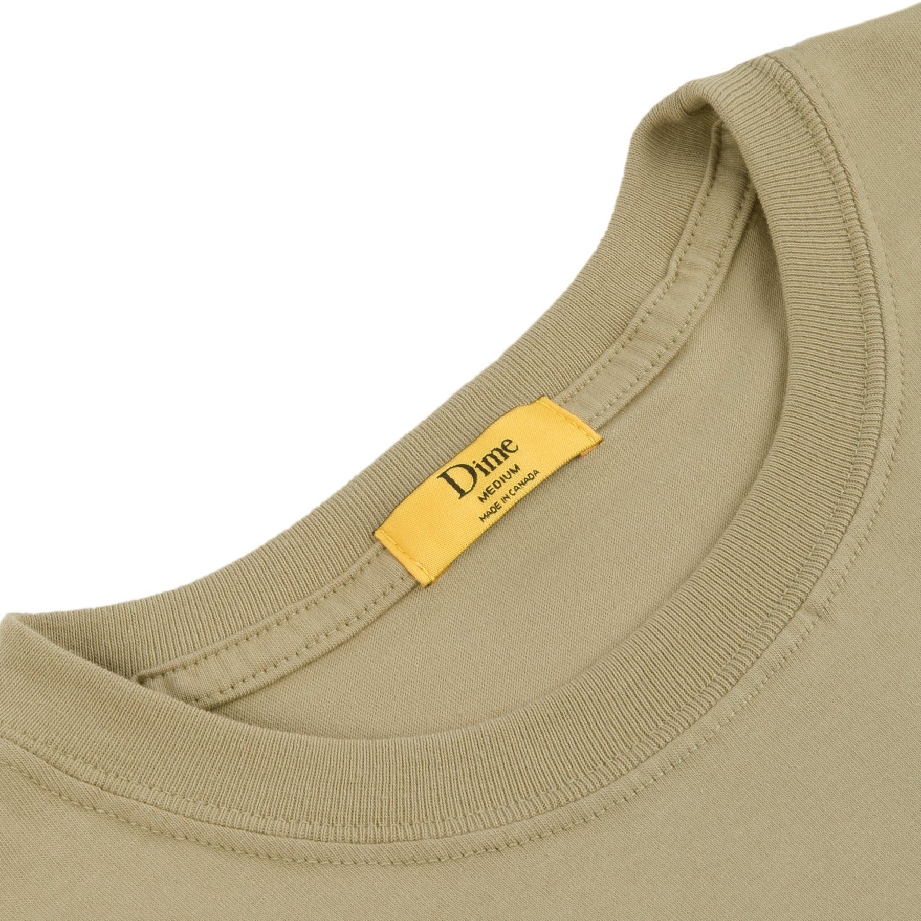Dime Dime Letterman Tee Taupe • XXL Size US XXL / EU 58 / 5 - 2 Thumbnail