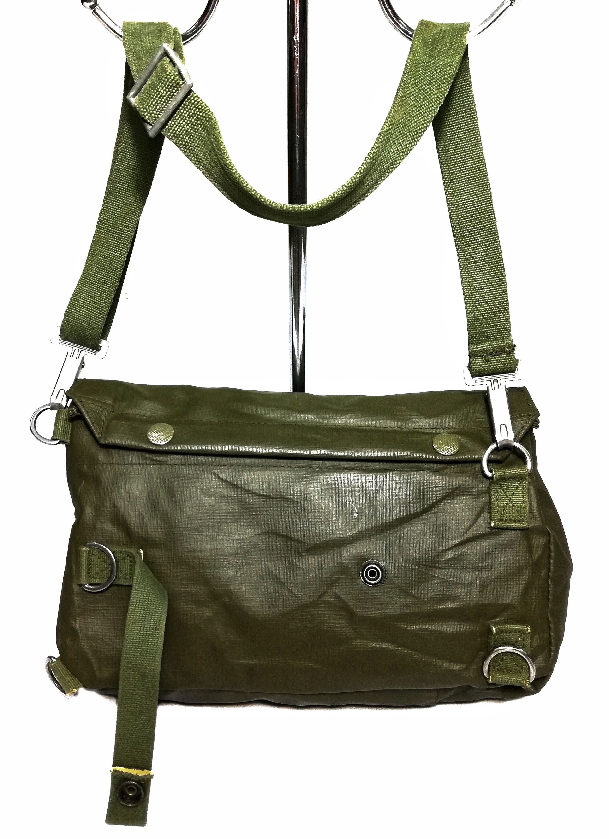 Vintage 🔥Gas Mask Bag New Swiss SM-74 GI Original Rubber Vinyl🔥 Size ONE SIZE - 4 Thumbnail