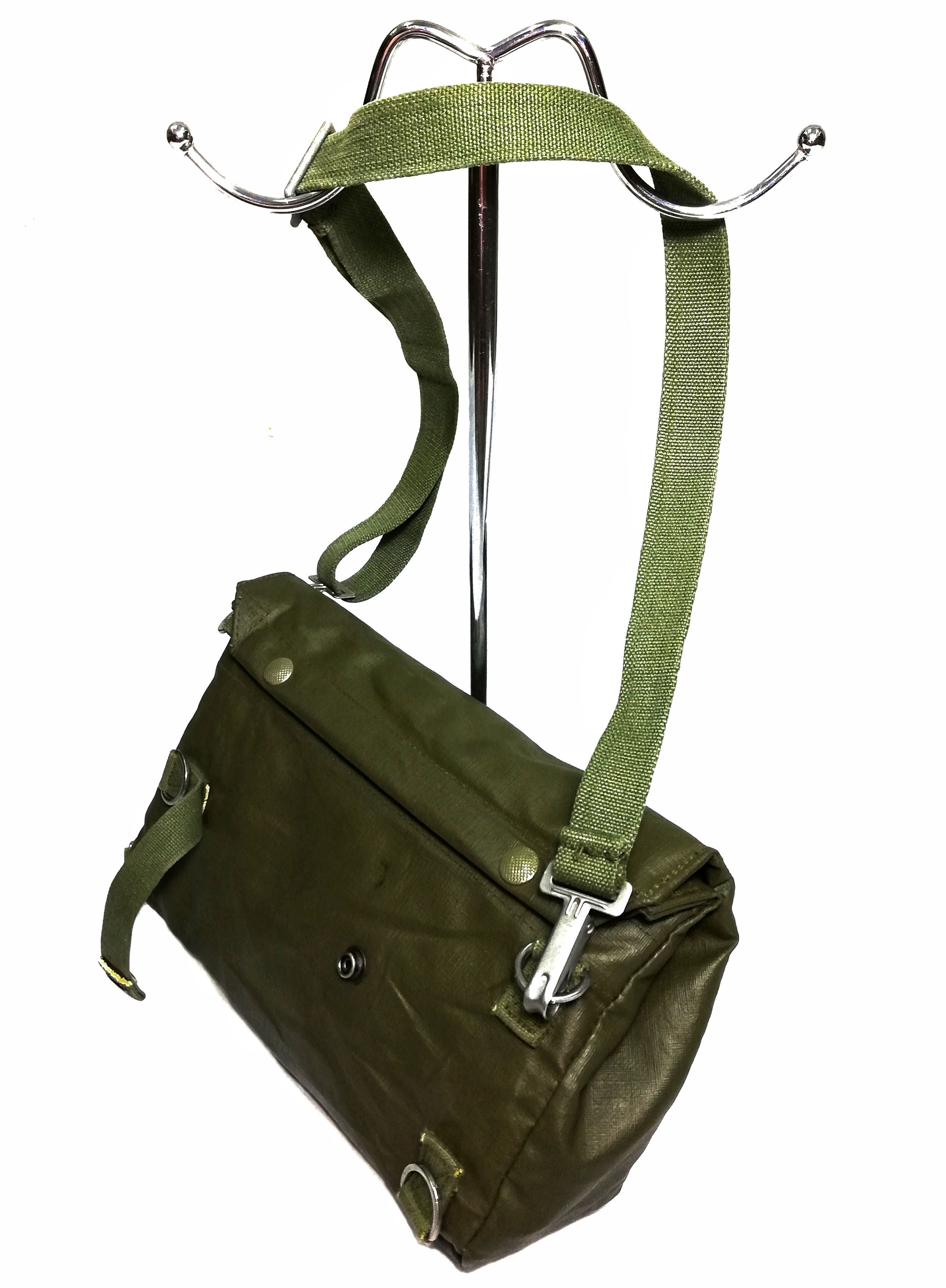 Vintage 🔥Gas Mask Bag New Swiss SM-74 GI Original Rubber Vinyl🔥 Size ONE SIZE - 1 Thumbnail