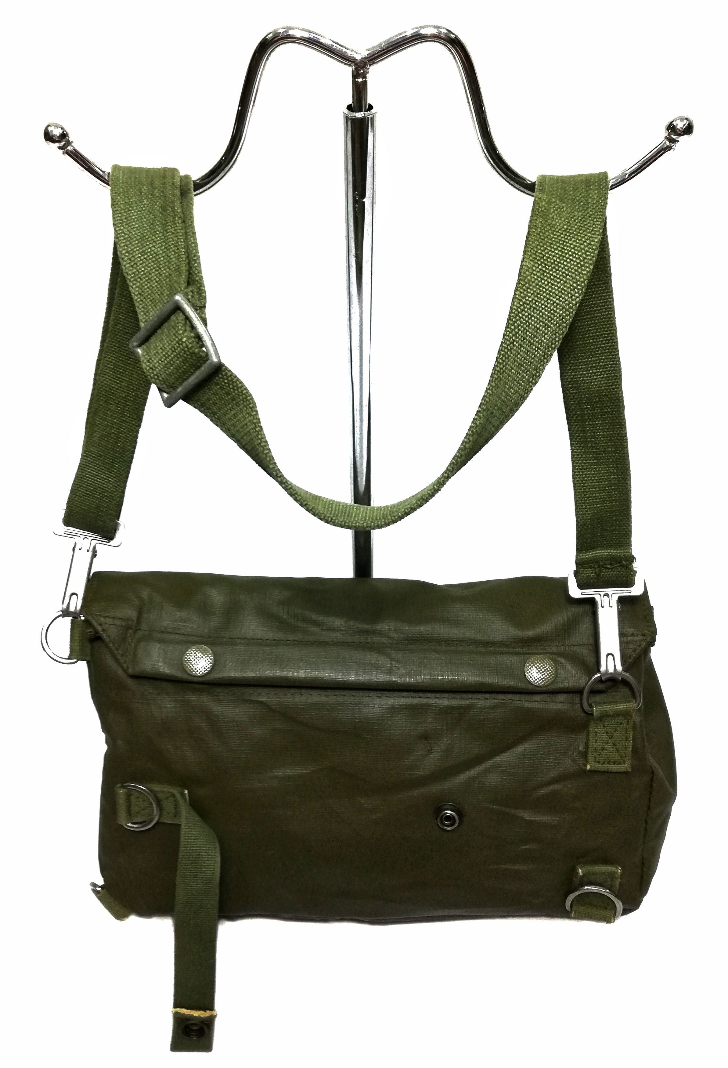 🔥Gas Mask Bag New Swiss SM-74 GI Original Rubber Vinyl🔥