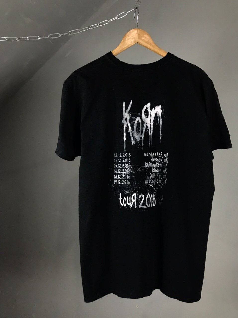 Band Tees Korn 2016 vintage rock band tour tee Size US XL / EU 56 / 4 - 4 Thumbnail